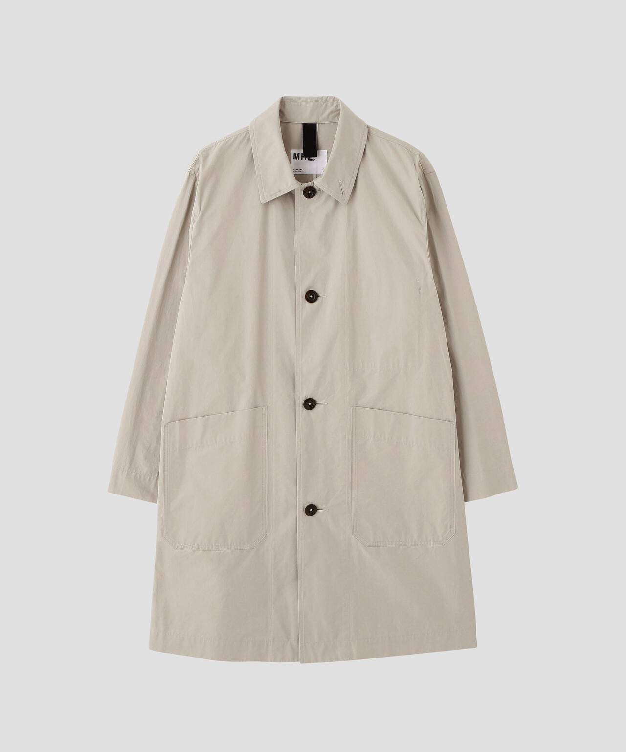 PROOFED COTTON POPLIN COAT