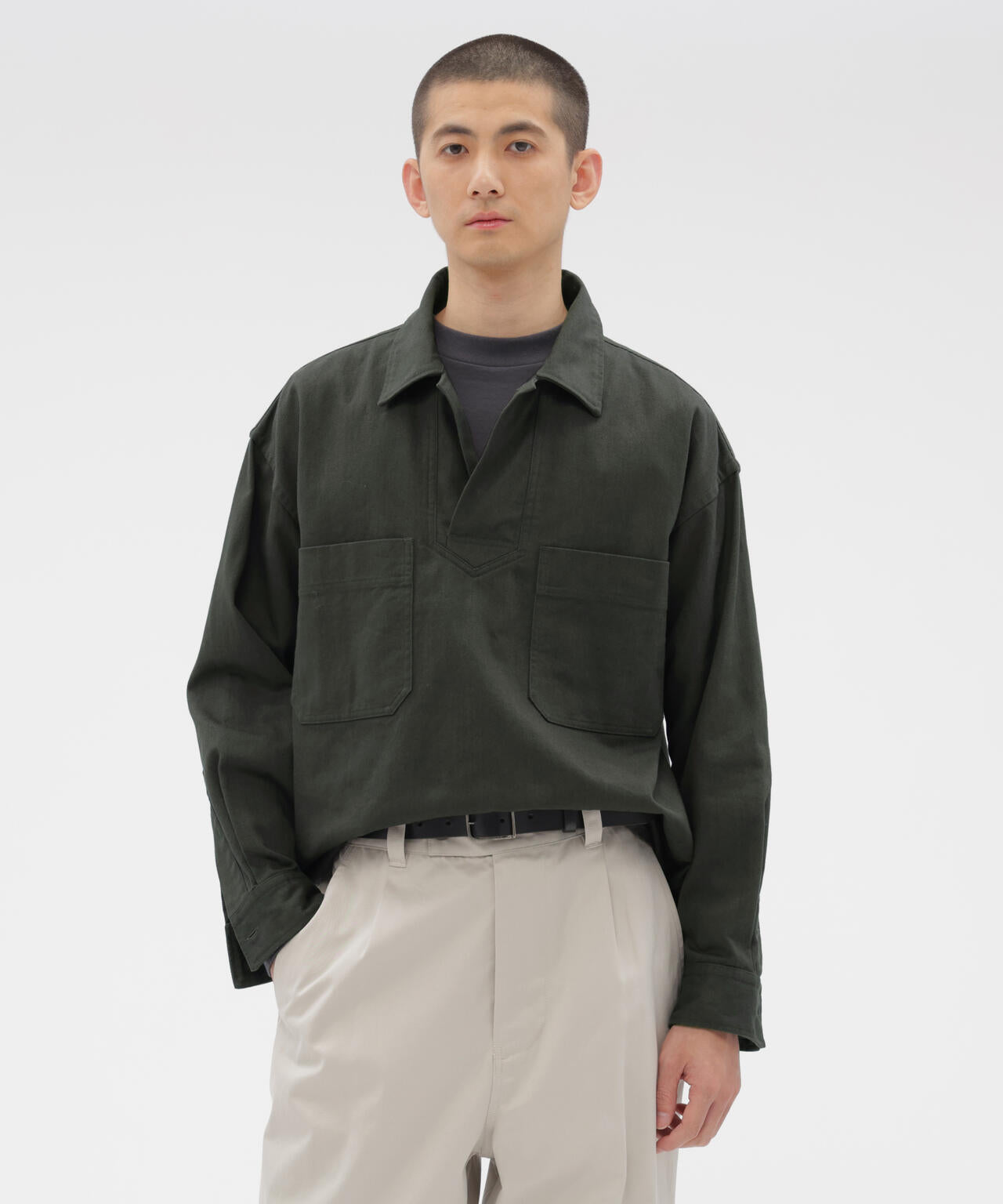 WORK COTTON DRILL SHIRT