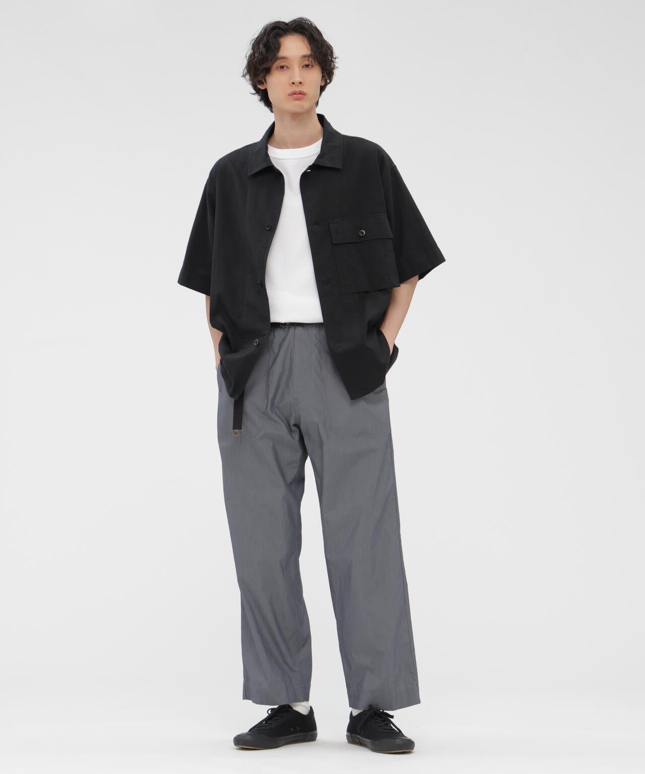 RAW SLUB COTTON JERSEY TOP