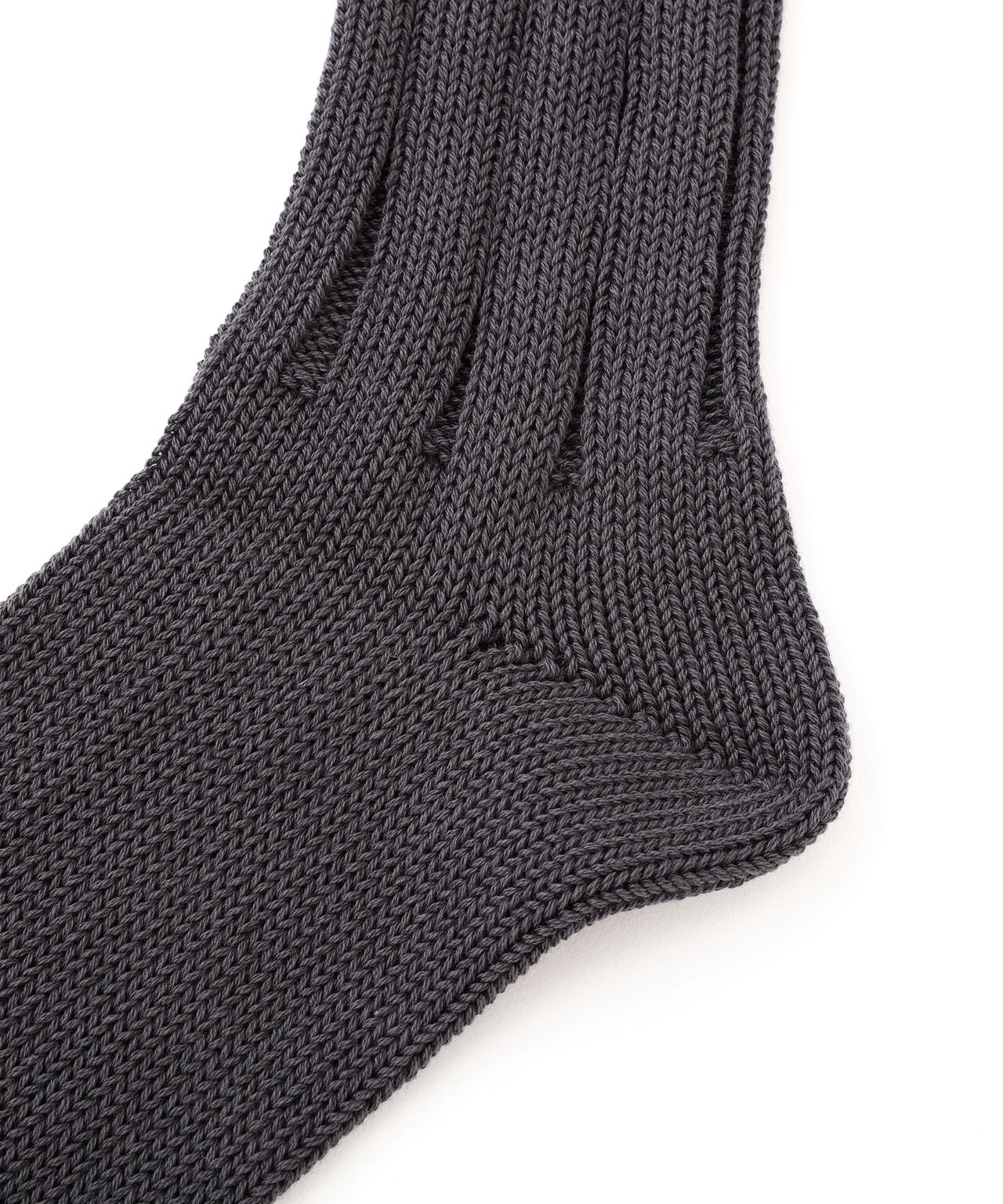 TIPPED COTTON RIB SOCKS
