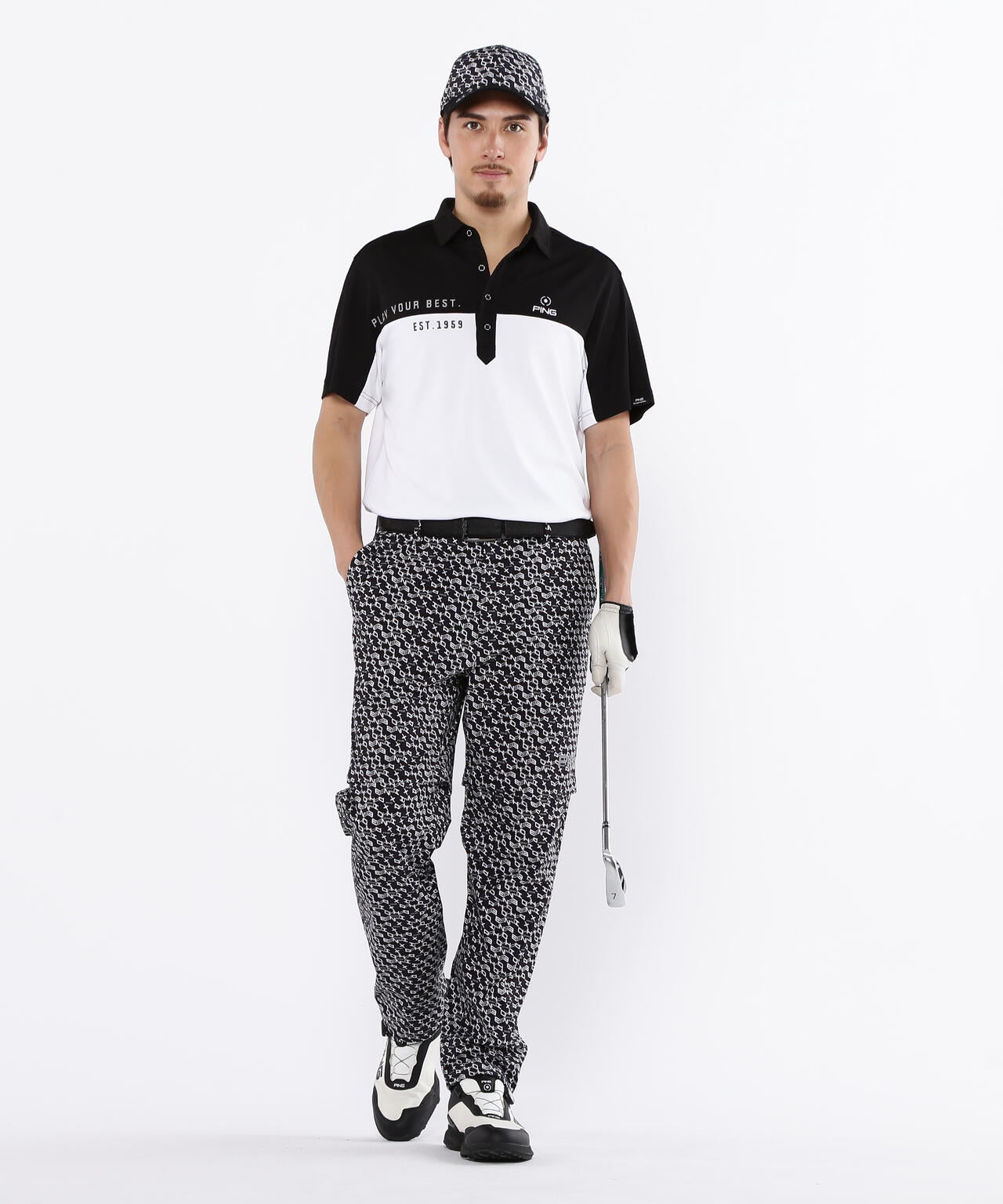【PING APPAREL】高通気ジャージ半袖ポロシャツ＜PERFORMANCE＞ (MENS)