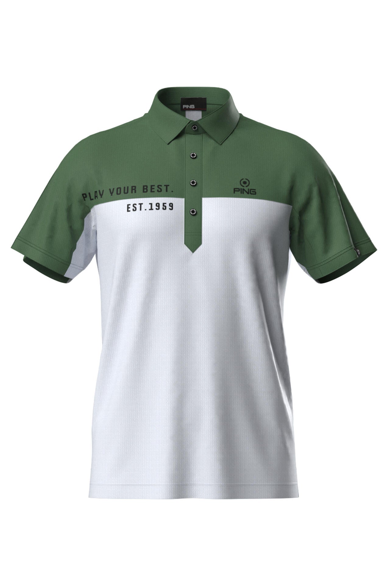 【PING APPAREL】高通気ジャージ半袖ポロシャツ＜PERFORMANCE＞ (MENS)