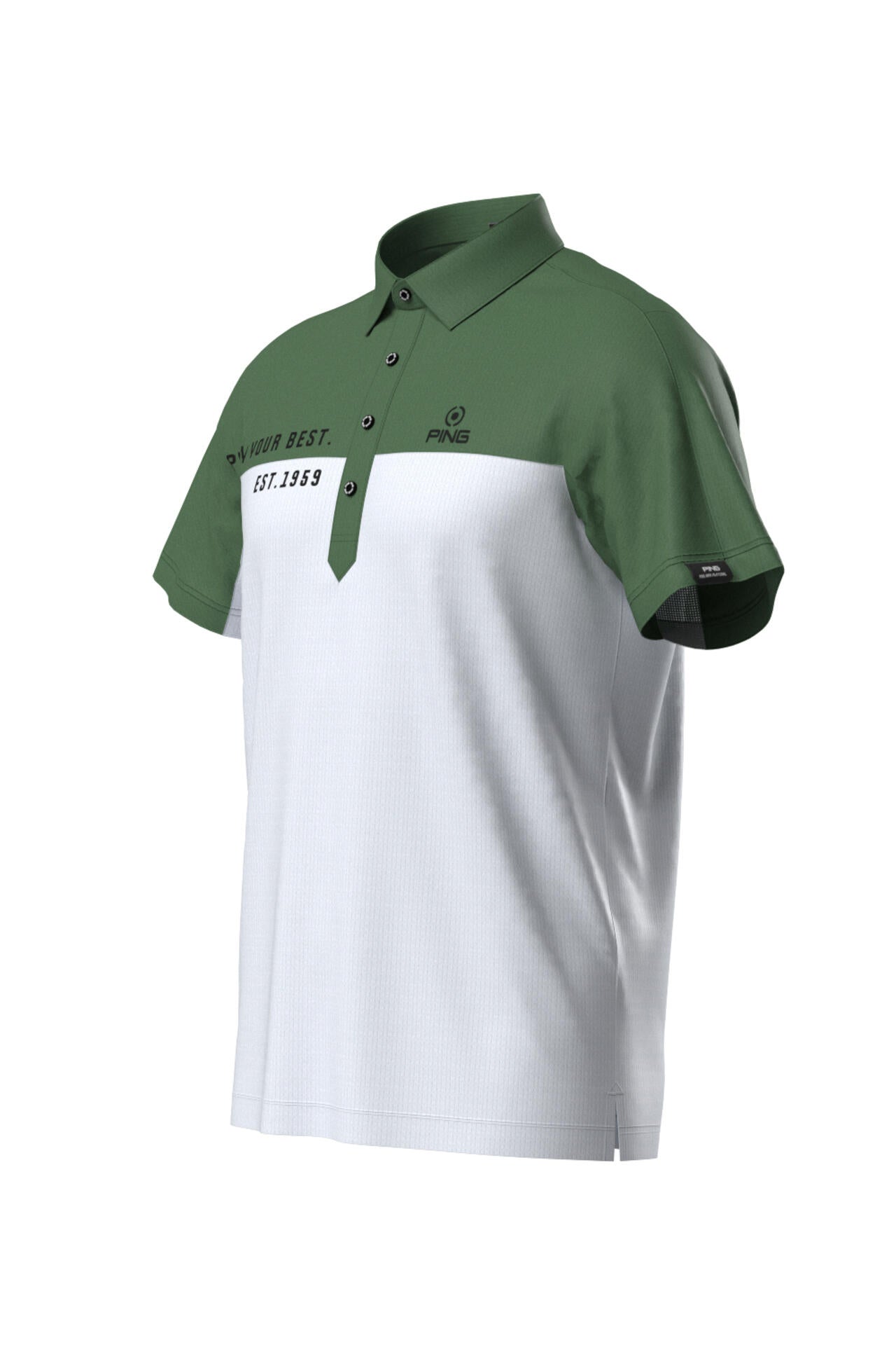 【PING APPAREL】高通気ジャージ半袖ポロシャツ＜PERFORMANCE＞ (MENS)