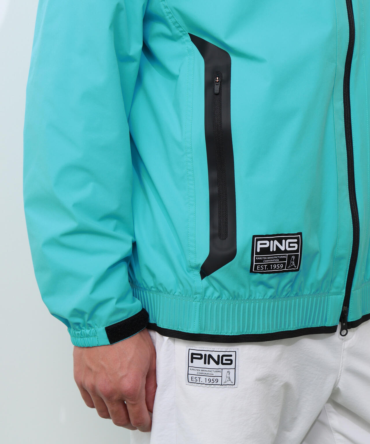 【PING APPAREL】撥水フルジップフーディーブルゾン ＜GOLD＞ (MENS)