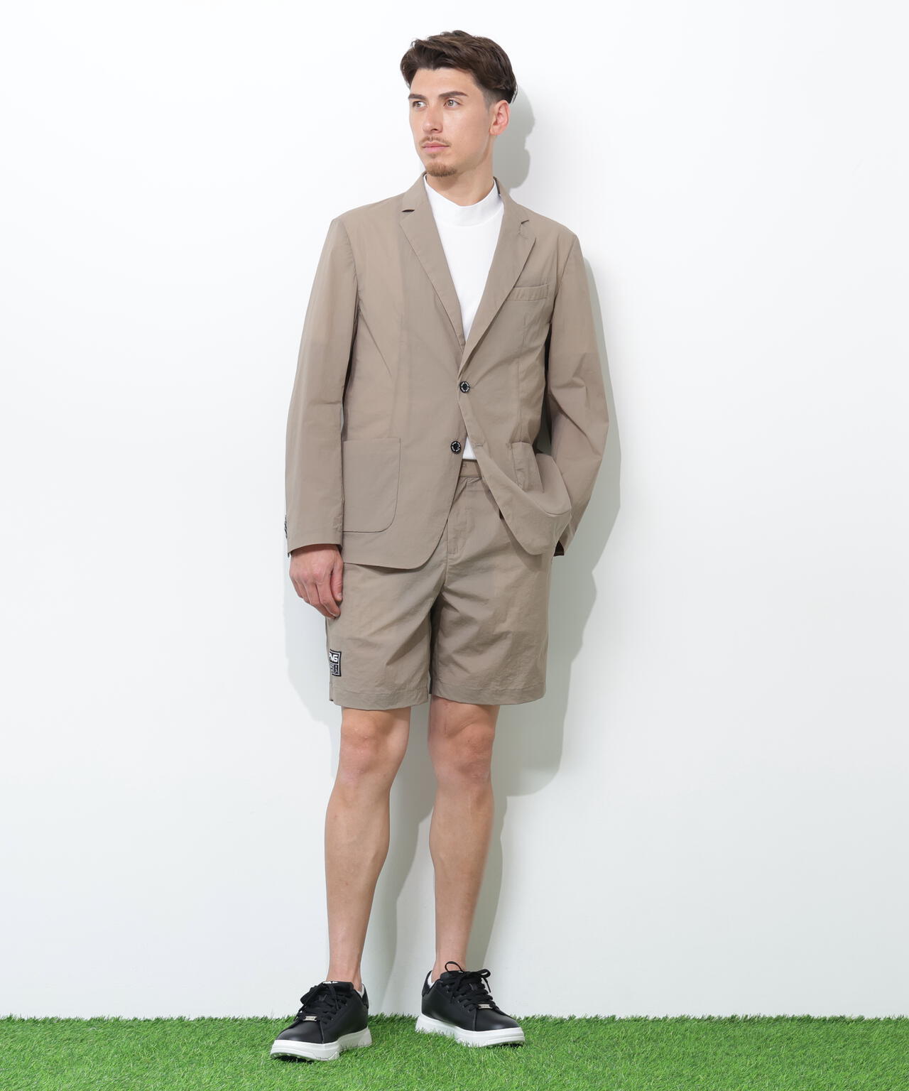 【PING APPAREL】ドライタッチナイロンストレッチタフタジャケット ＜GOLD＞ (MENS)