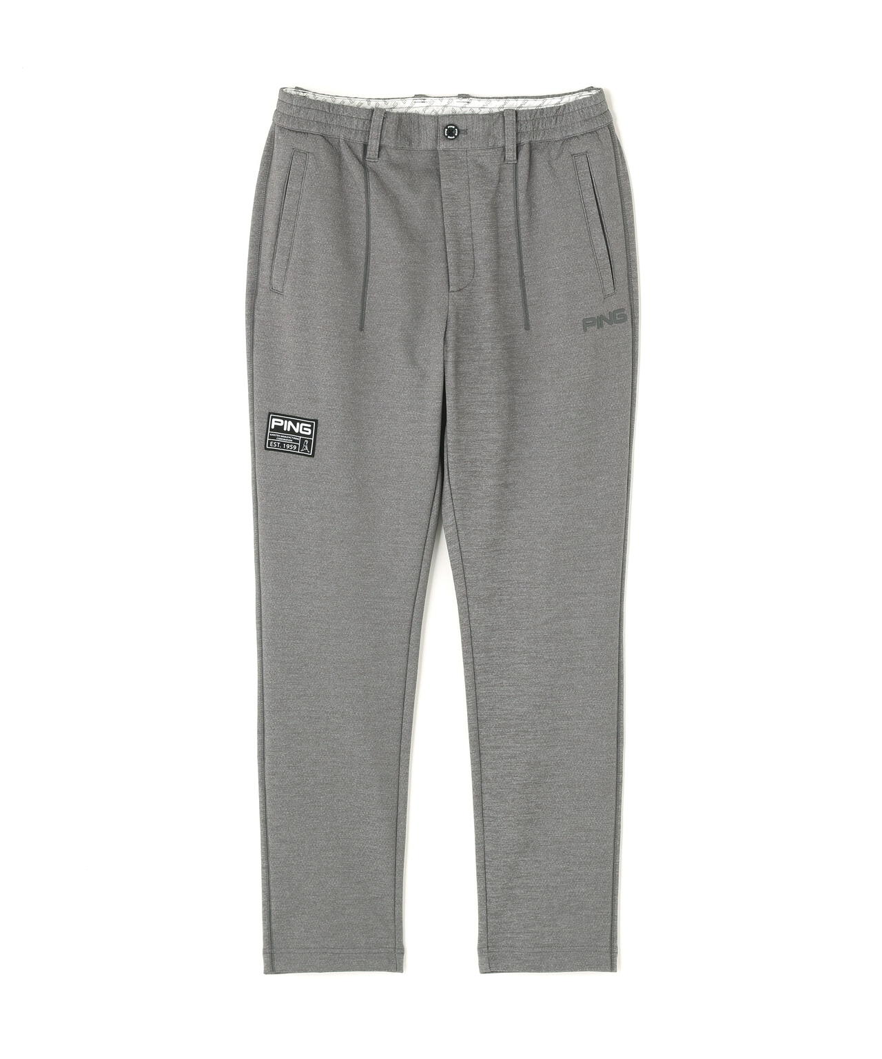 【PING APPAREL】全方向ストレッチ 接結裏メッシュスウェットテーパードパンツ ＜GOLD＞ (MENS)