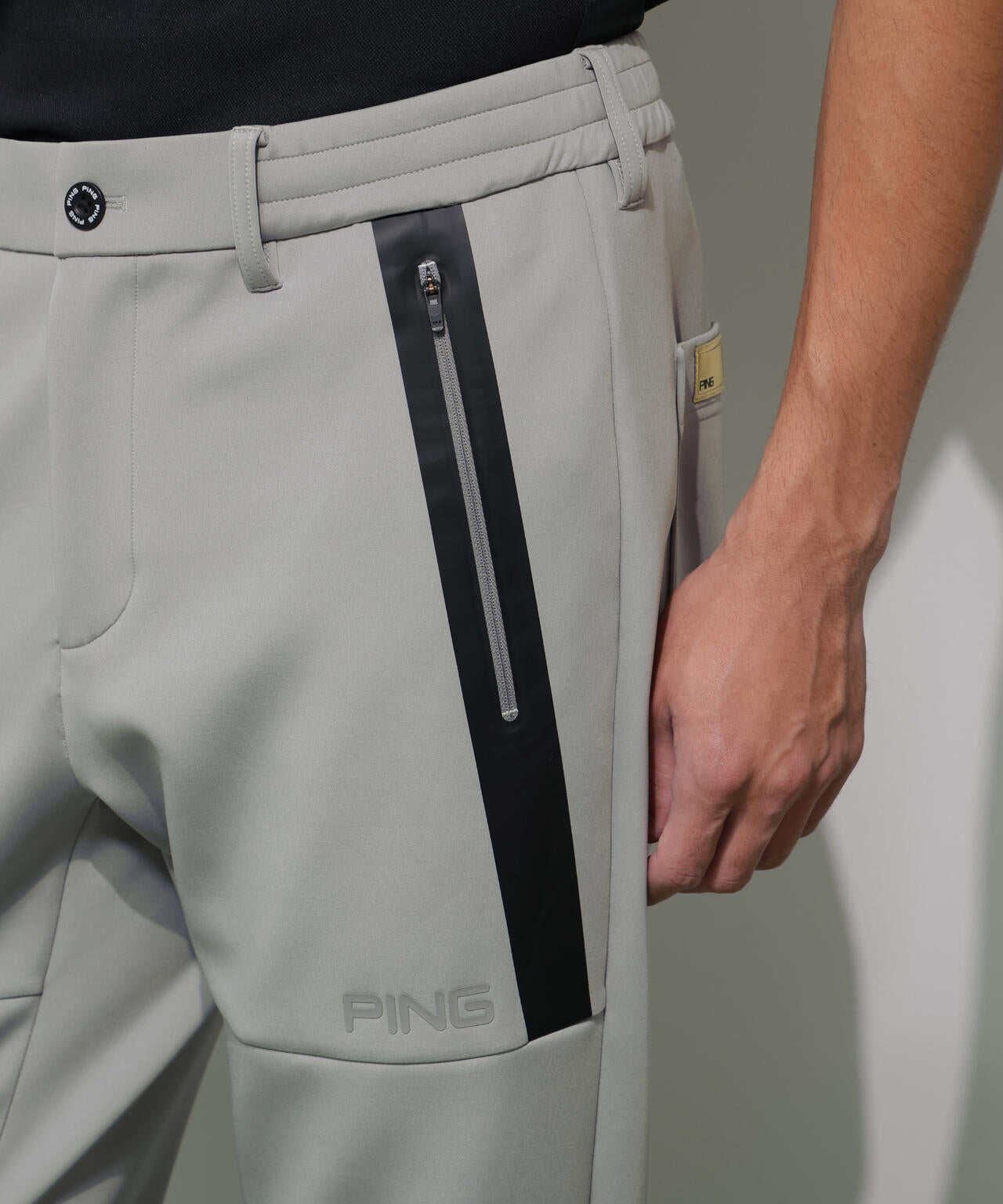 【PING APPAREL】ダンボールニットテーパードパンツ  ＜GOLD＞ (MENS)