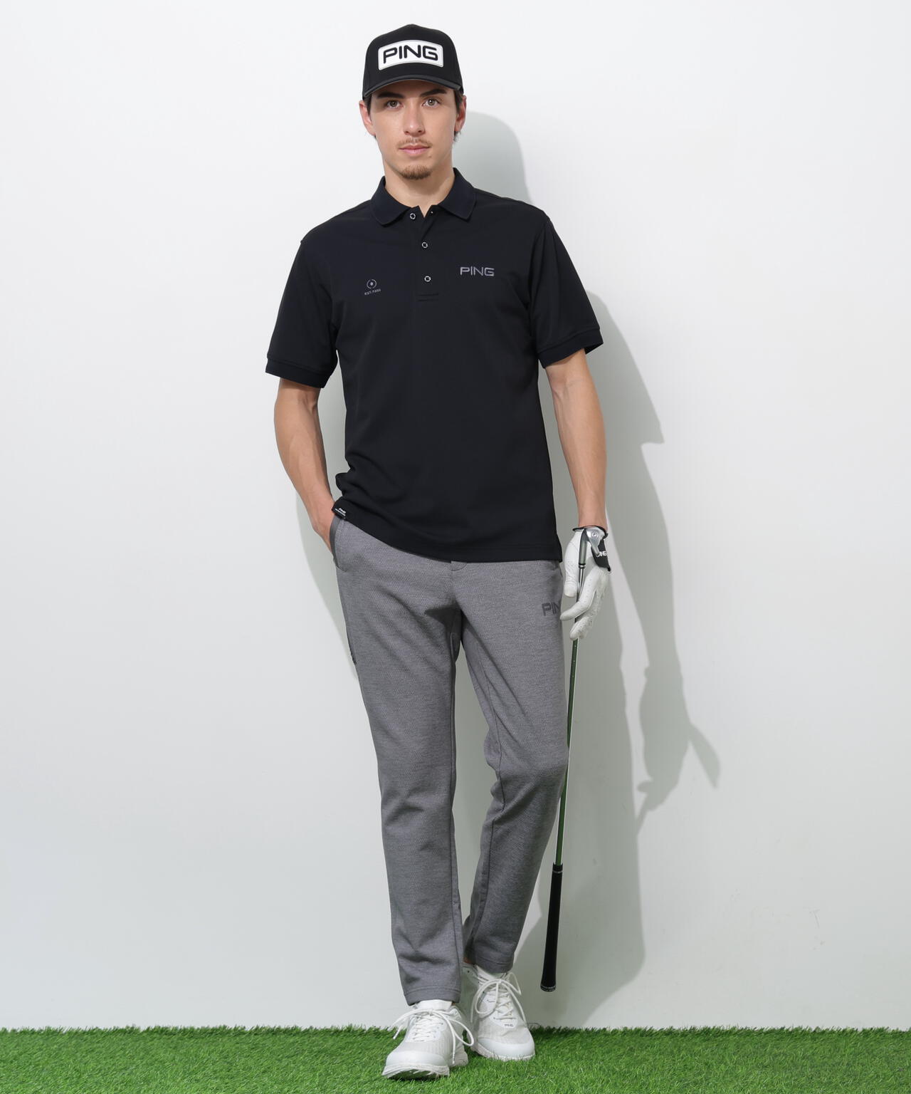 【PING APPAREL】全方向ストレッチ 接結裏メッシュスウェットテーパードパンツ ＜PERFORMANCE＞ (MENS)