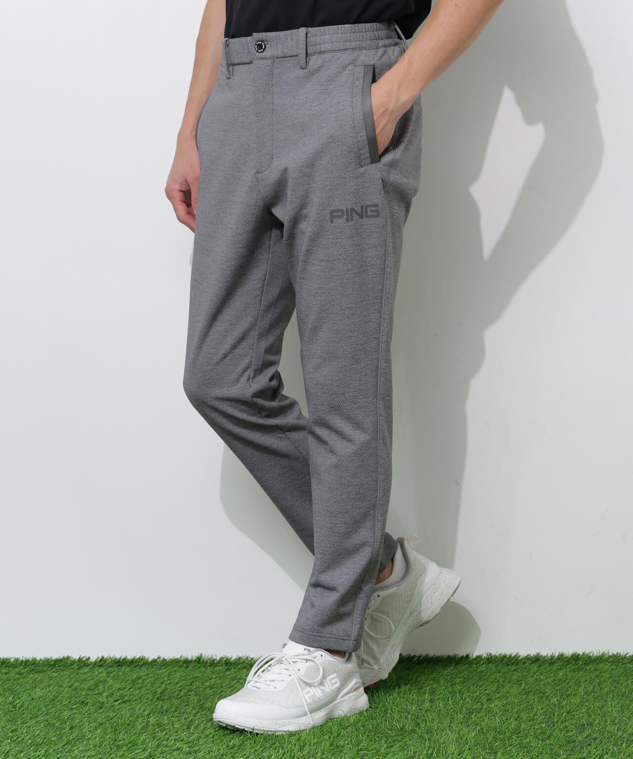 【PING APPAREL】全方向ストレッチ 接結裏メッシュスウェットテーパードパンツ ＜PERFORMANCE＞ (MENS)