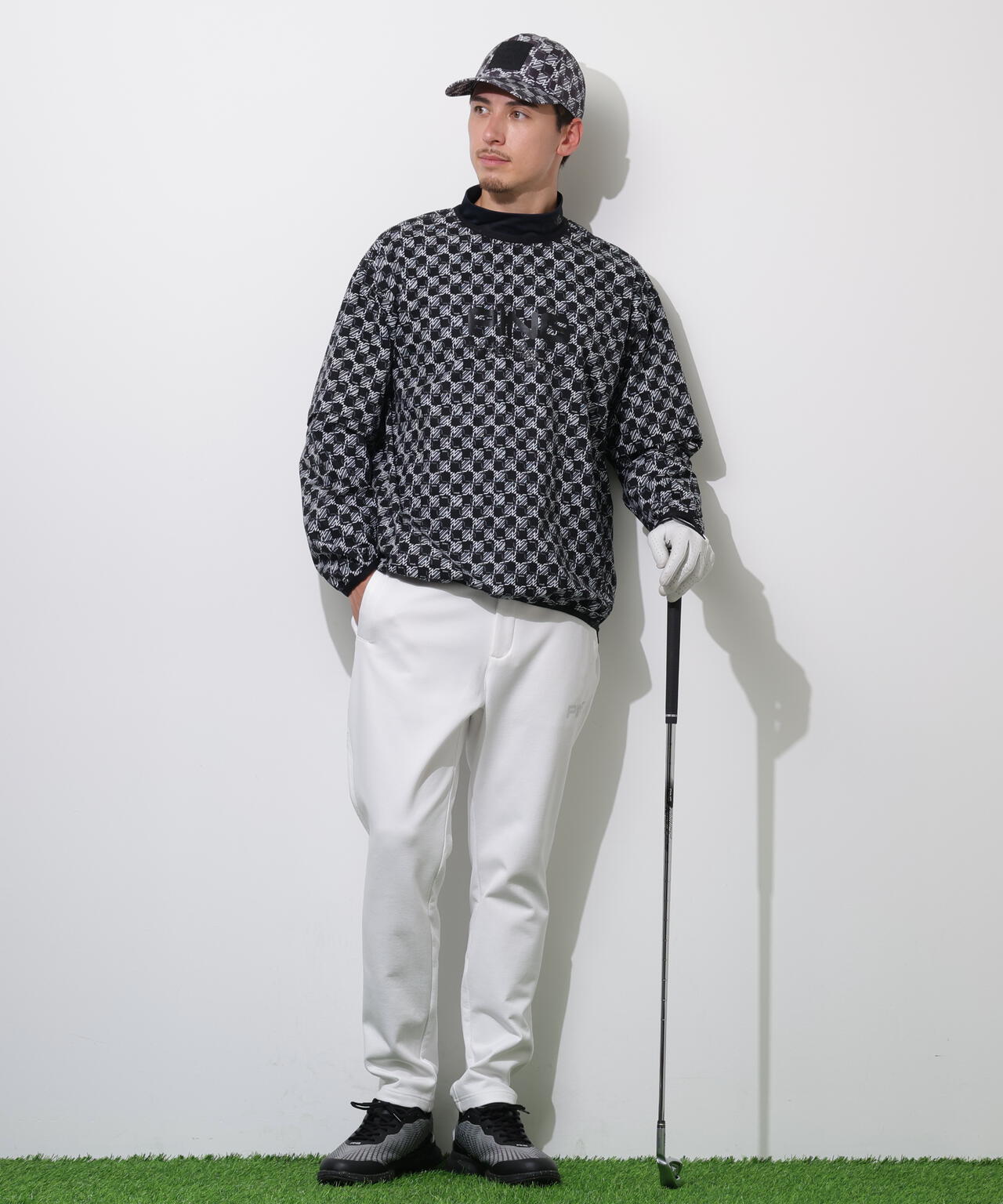 【PING APPAREL】全方向ストレッチ 接結裏メッシュスウェットテーパードパンツ ＜PERFORMANCE＞ (MENS)