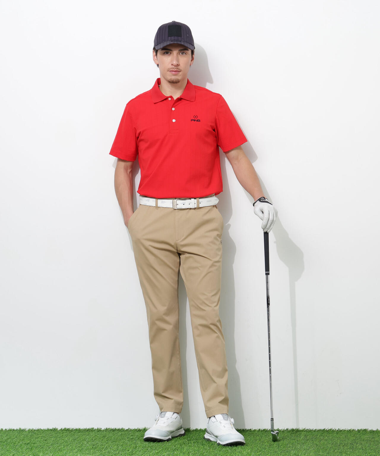 【PING APPAREL】フィット＆ストレッチテーパードパンツ ＜NATIVE＞ (MENS)