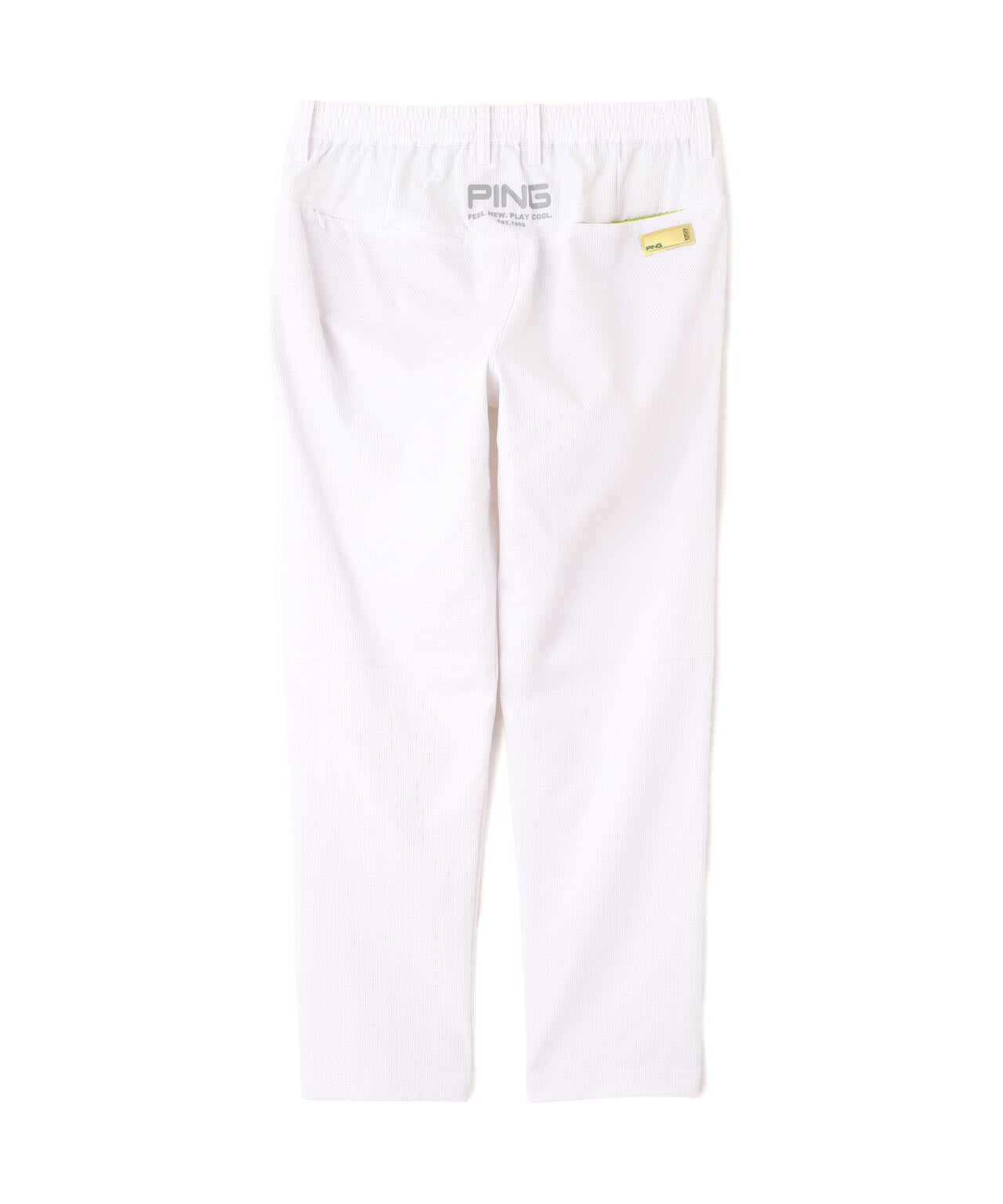 【PING APPAREL】全方向ストレッチ緯二重テーパードパンツ ＜GOLD＞ (MENS)