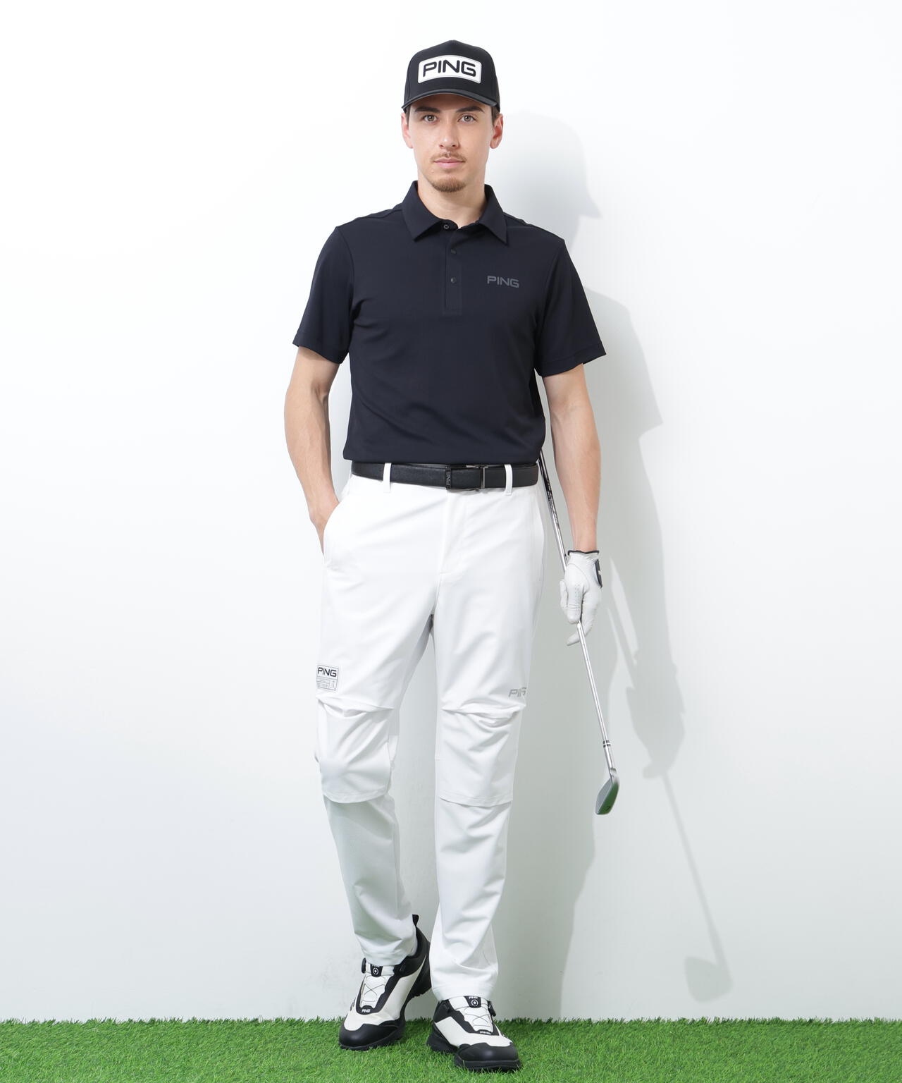 【PING APPAREL】ストレッチドビーテーパードパンツ ＜GOLD＞ (MENS)