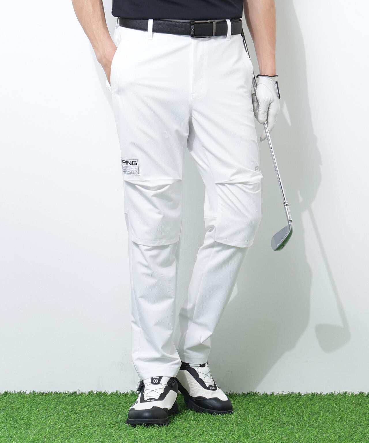 【PING APPAREL】ストレッチドビーテーパードパンツ ＜GOLD＞ (MENS)