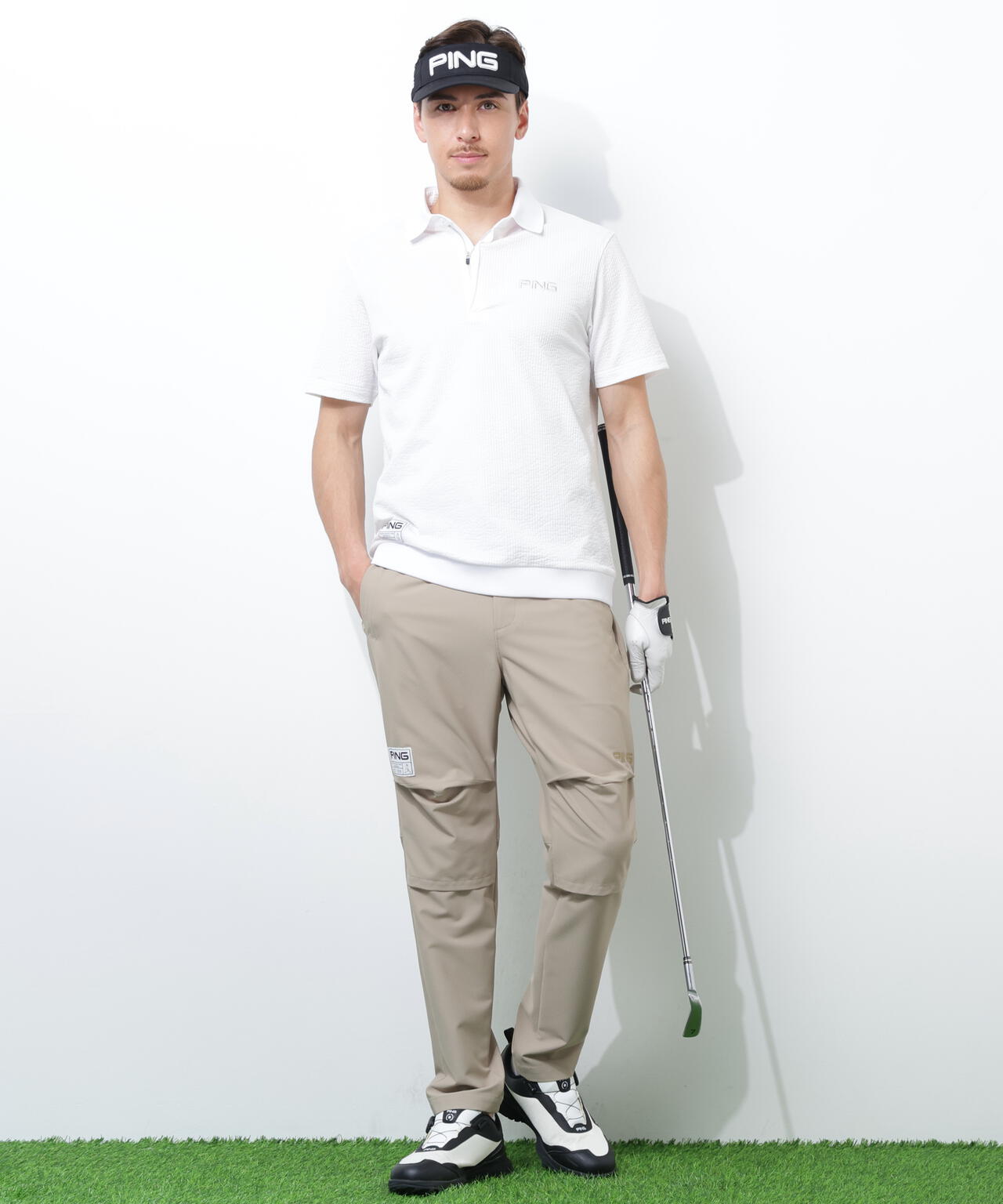 180cm　C:96　W:80　H:93 着用サイズ：L