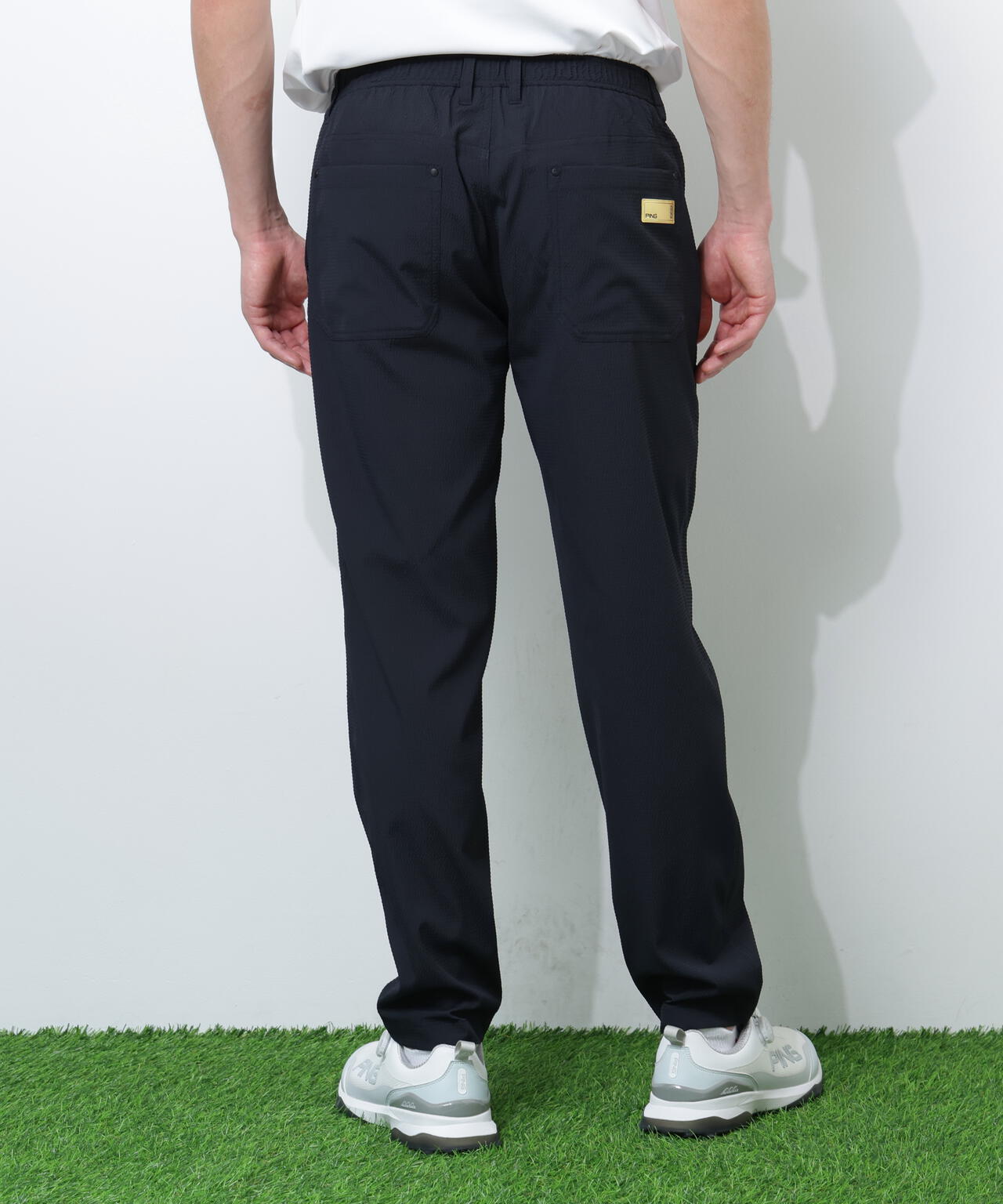 【PING APPAREL】ストレッチサッカー5ポケットパンツ ＜GOLD＞ (MENS)
