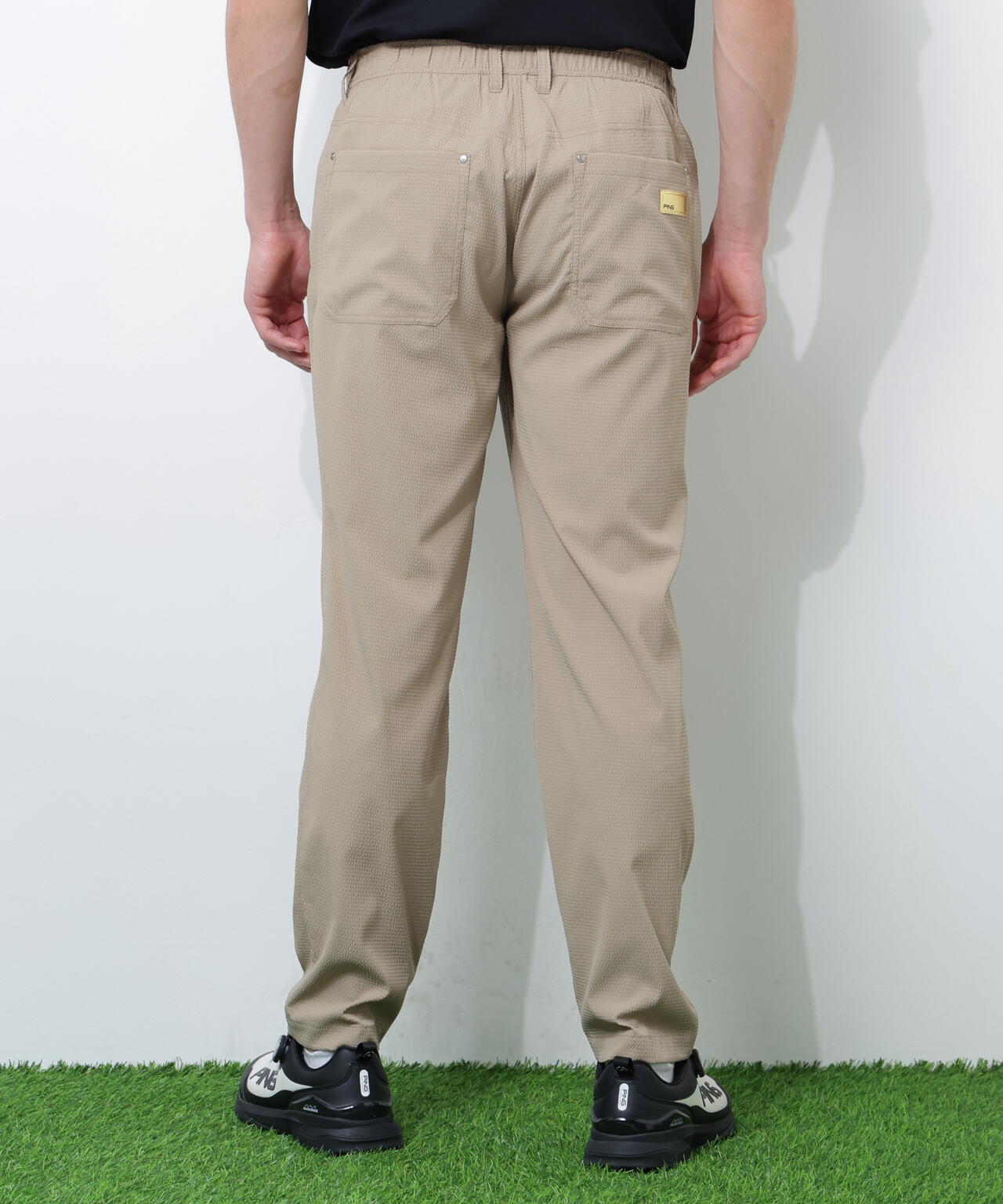 【PING APPAREL】ストレッチサッカー5ポケットパンツ ＜GOLD＞ (MENS)