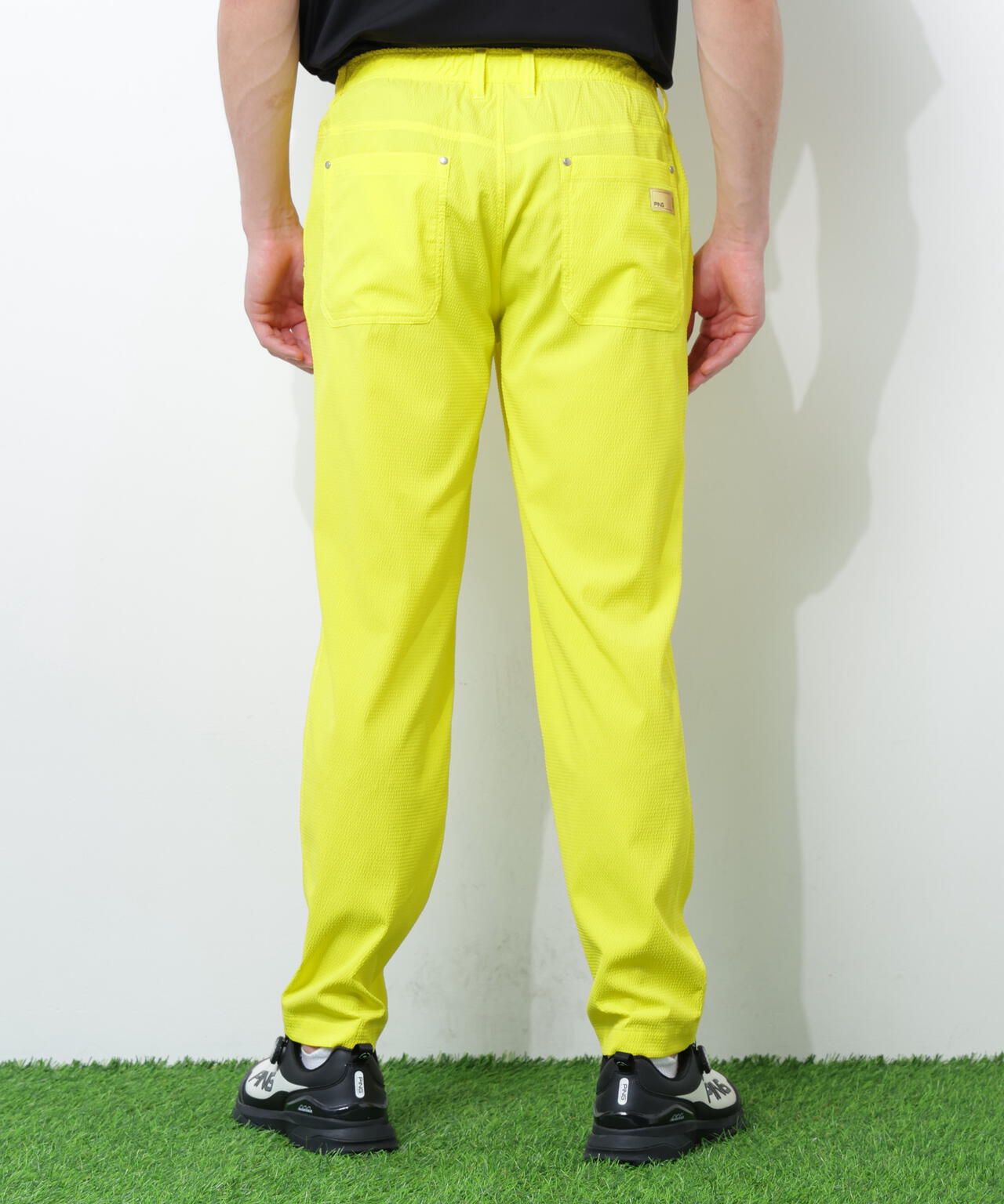 【PING APPAREL】ストレッチサッカー5ポケットパンツ ＜GOLD＞ (MENS)