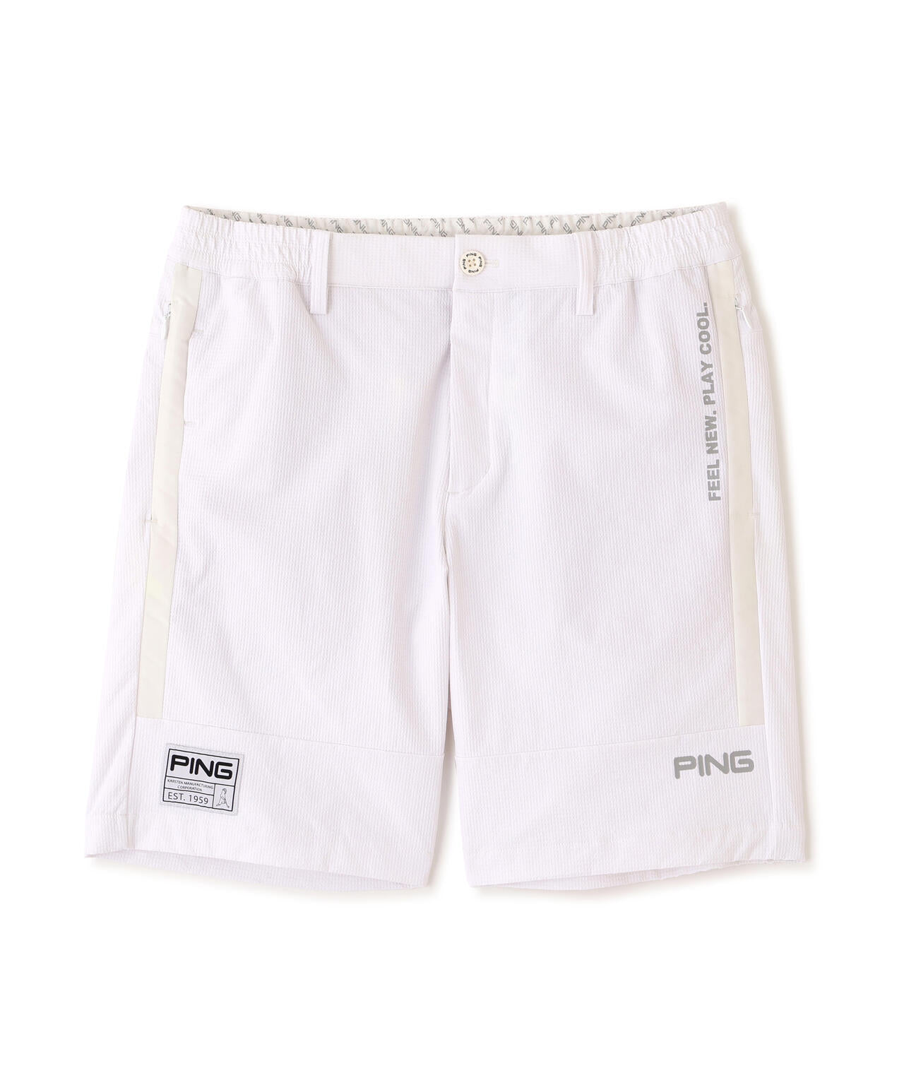 【PING APPAREL】全方向ストレッチ 緯二重ショートパンツ ＜GOLD＞ (MENS)