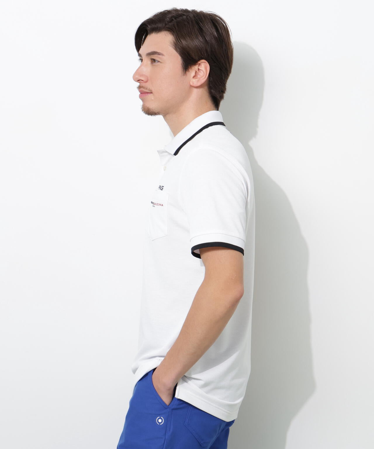 180cm　C:96　W:80　H:93 着用サイズ：L