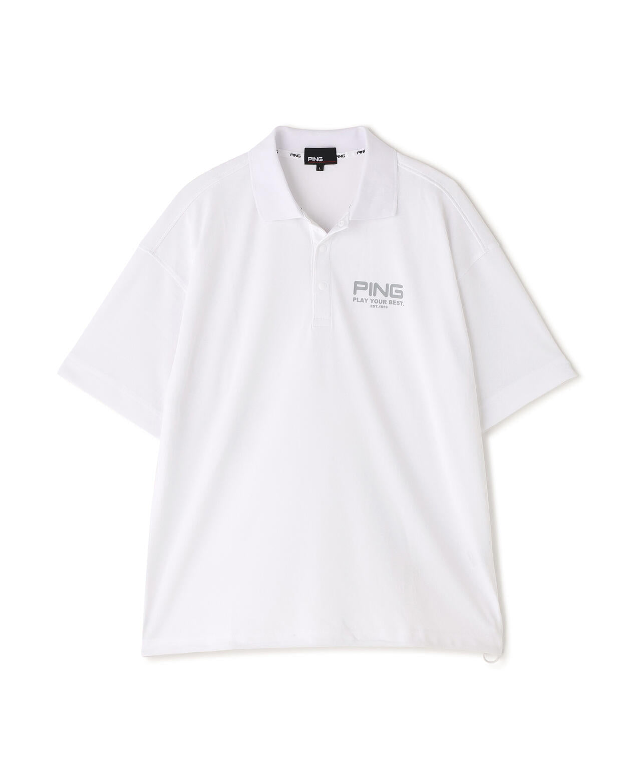 【PING APPAREL】クイックドライUV半袖カノコオーバーポロシャツ ＜PERFORMANCE＞ (MENS)