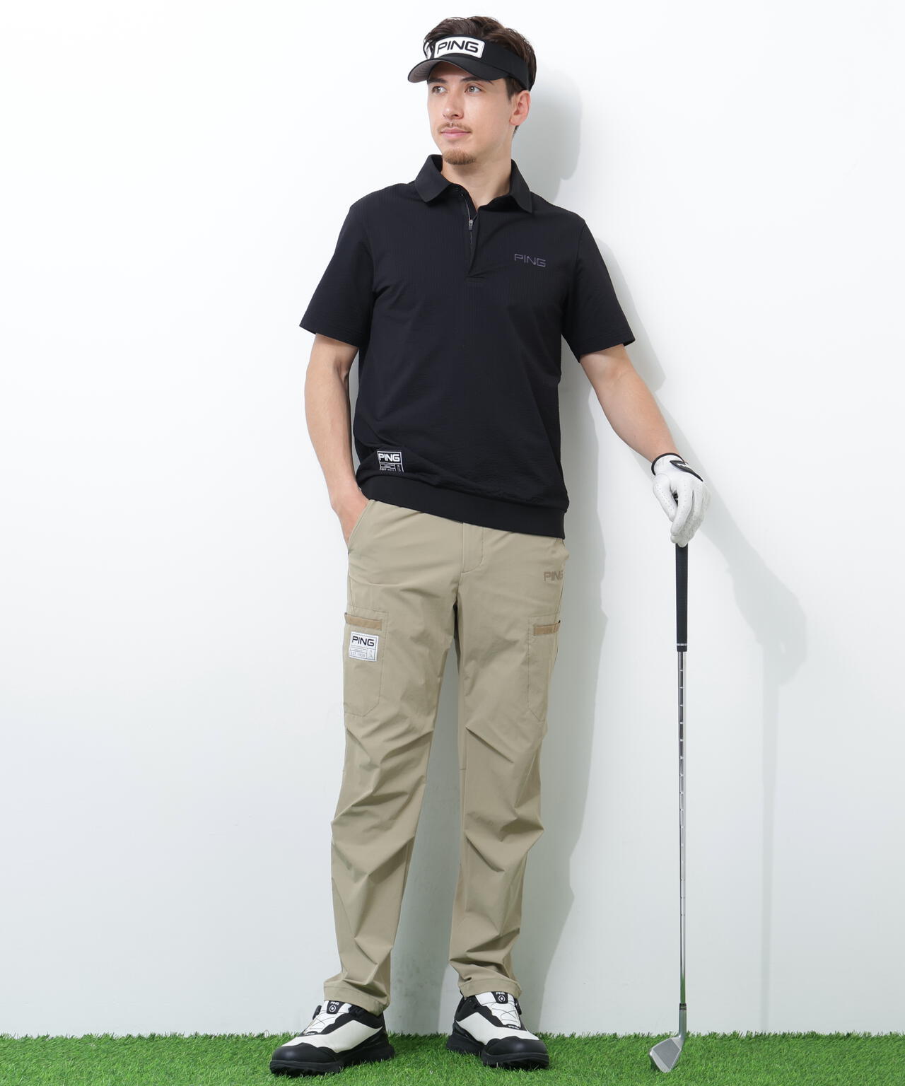 180cm　C:96　W:80　H:93 着用サイズ：L