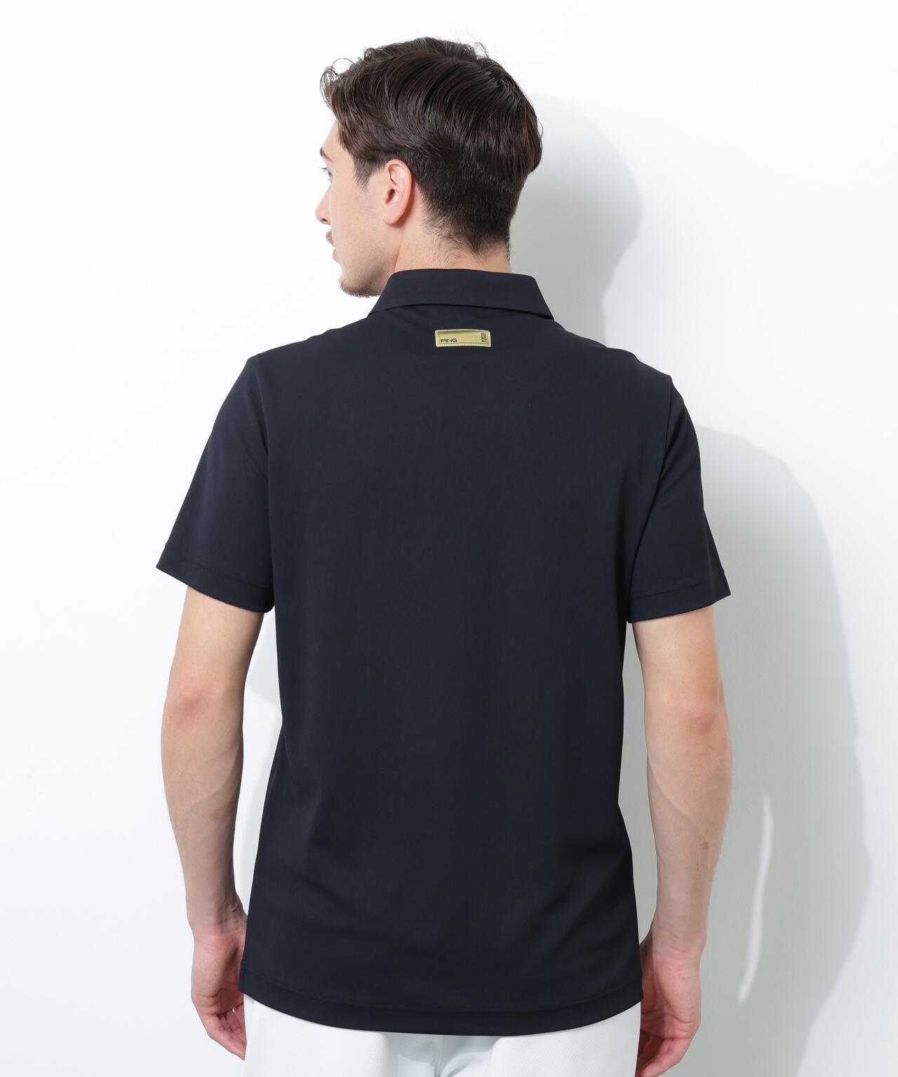【PING APPAREL】スーパーシェルター06半袖ポロシャツ ＜GOLD＞ (MENS)