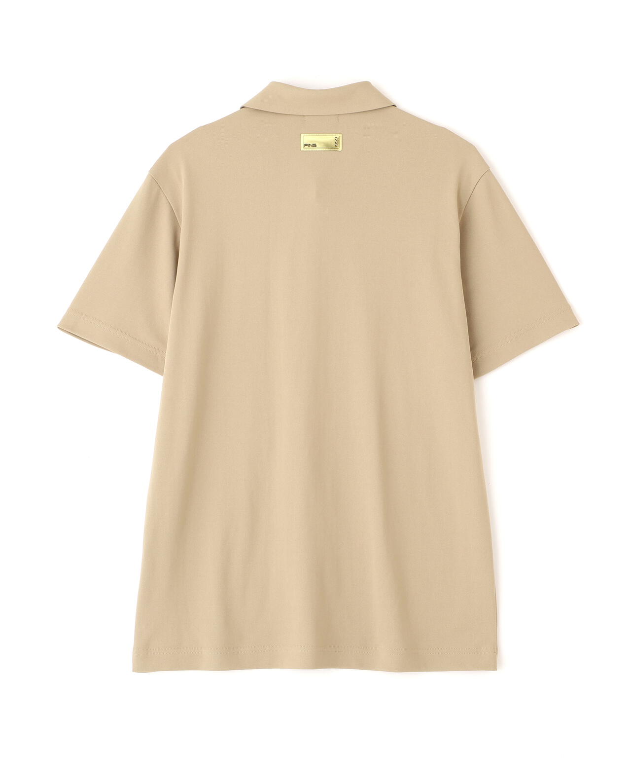【PING APPAREL】スーパーシェルター06半袖ポロシャツ ＜GOLD＞ (MENS)