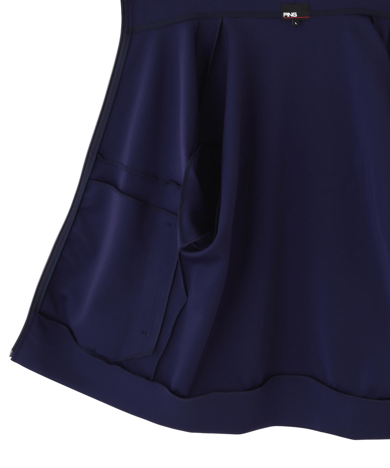 【PING APPAREL】ダンボールニットフルジップフーディー ＜GOLD＞ (MENS)