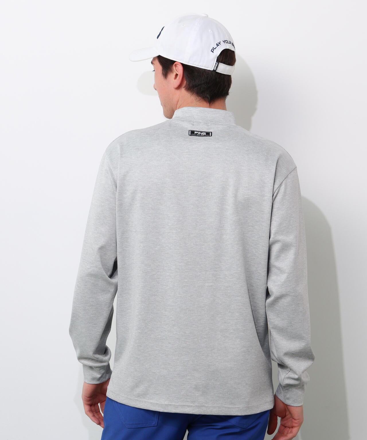 【PING APPAREL】冷感ポンチハイネックシャツ ＜NATIVE＞ (MENS)