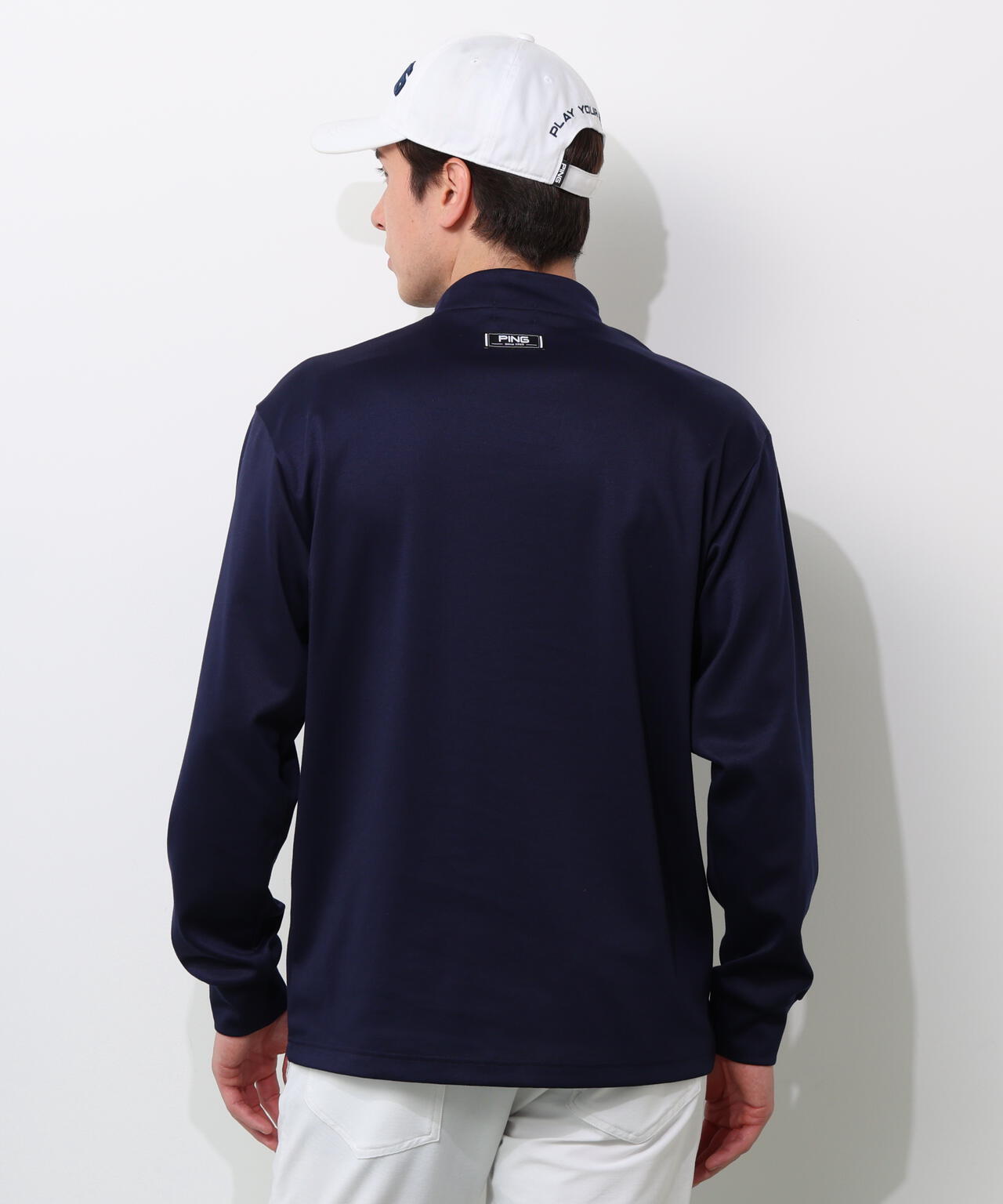 【PING APPAREL】冷感ポンチハイネックシャツ ＜NATIVE＞ (MENS)