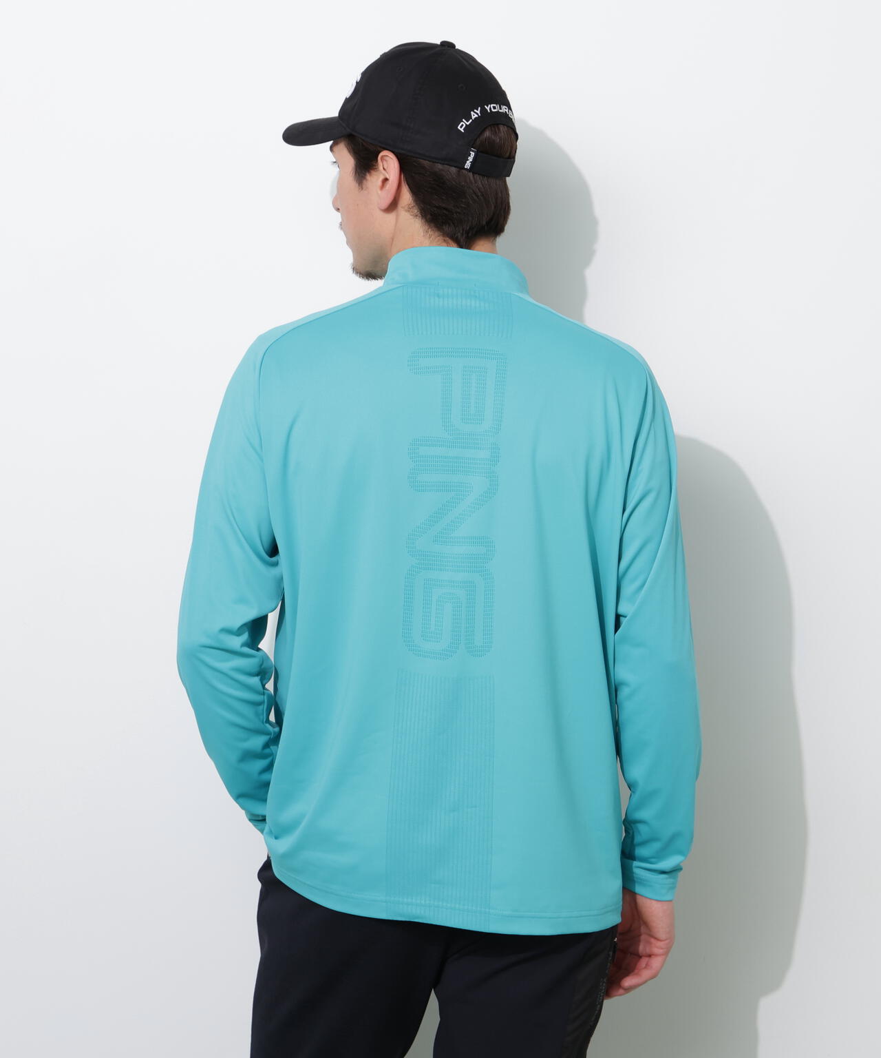【PING APPAREL】パネルジャカード長袖ハイネックシャツ ＜PERFORMANCE＞ (MEANS)