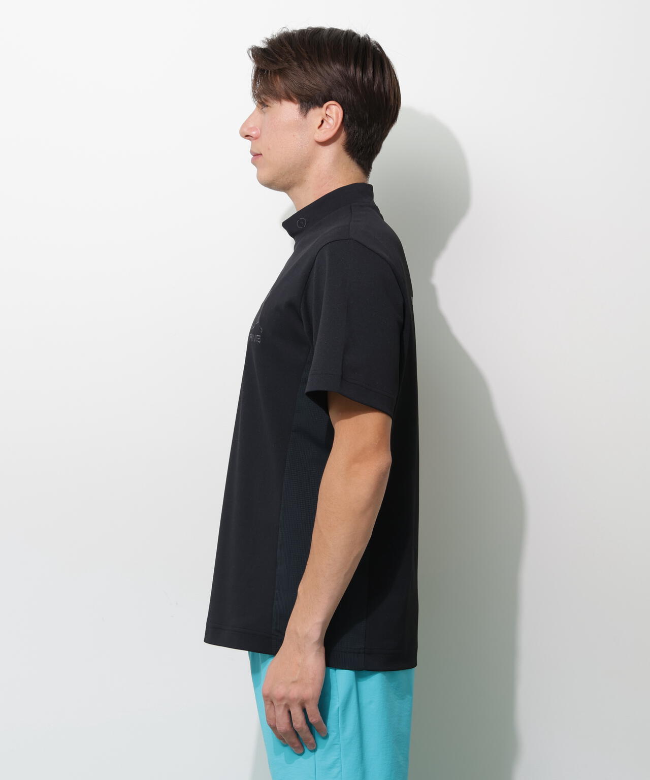 【PING APPAREL】レイブロック半袖ハイネックカットソー ＜GOLD＞ (MENS)