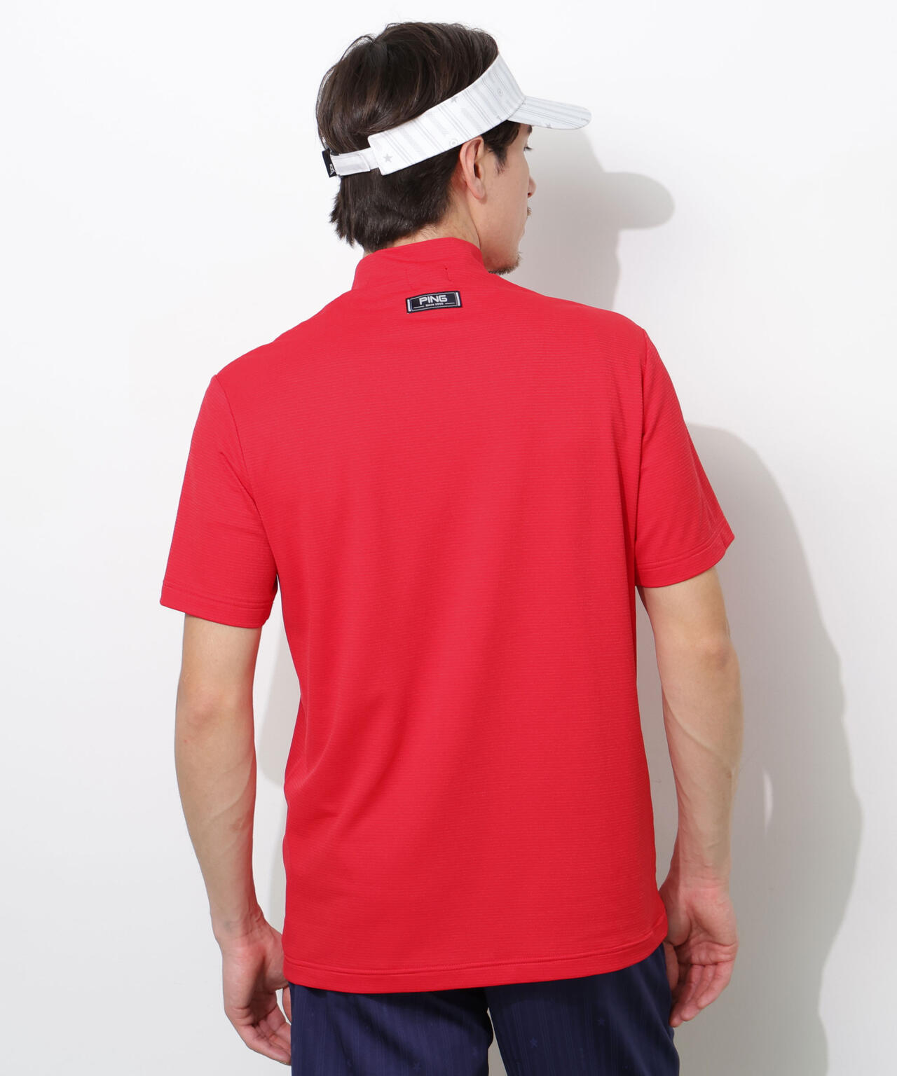 【PING APPAREL】SNAPTEXカノコインレーMr.PINGプリント半袖ハイネックカットソー ＜NATIVE＞ (MENS)