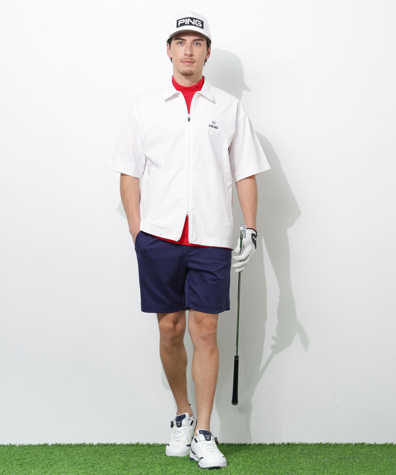 180cm　C:96　W:80　H:93 着用サイズ：L