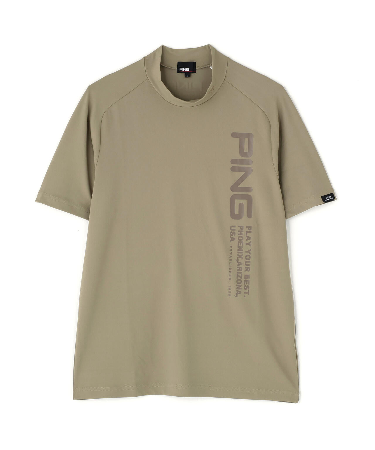 【PING APPAREL】テラカノコ半袖ハイネックシャツ ＜PERFORMANCE＞ (MENS)