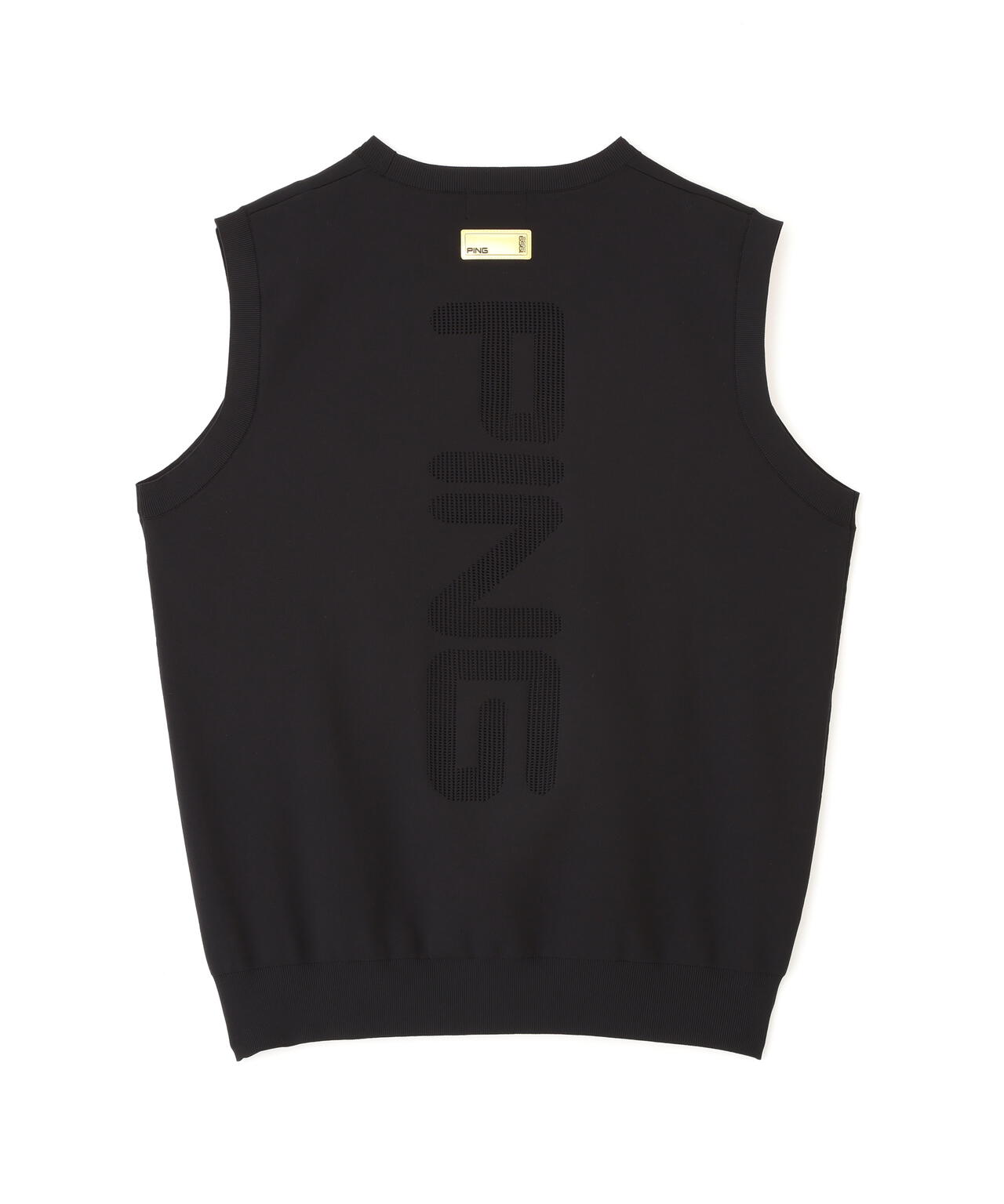 【PING APPAREL】ニットベスト ＜GOLD＞ (MENS)