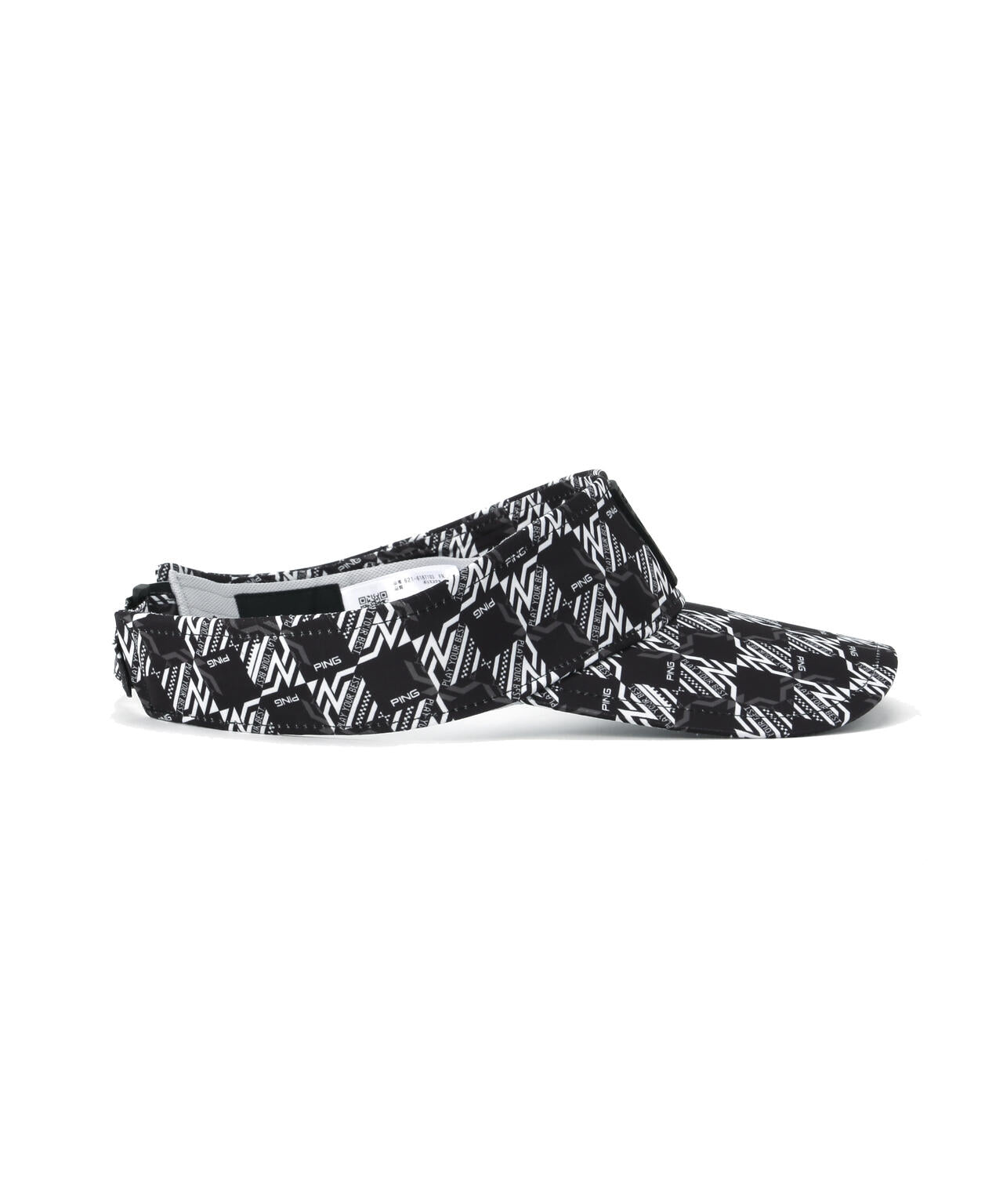 【PING APPAREL】AZモノグラム総柄プリントバイザー ＜PERFORMANCE＞ (UNISEX)