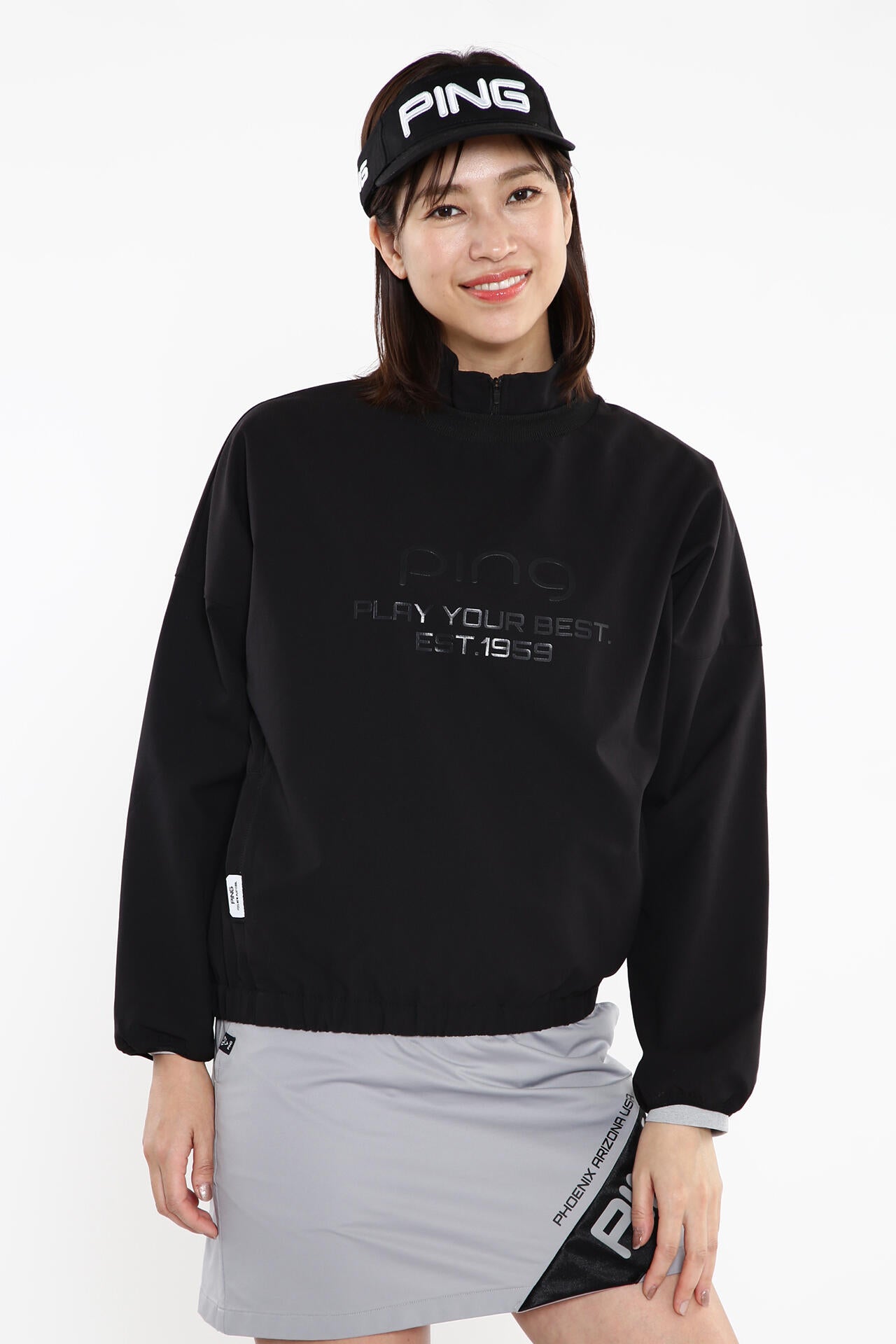 【PING APPAREL】【プルオーバー+ベスト】リップストップ ツインブルゾン ＜PERFORMANCE＞ (LADIES)