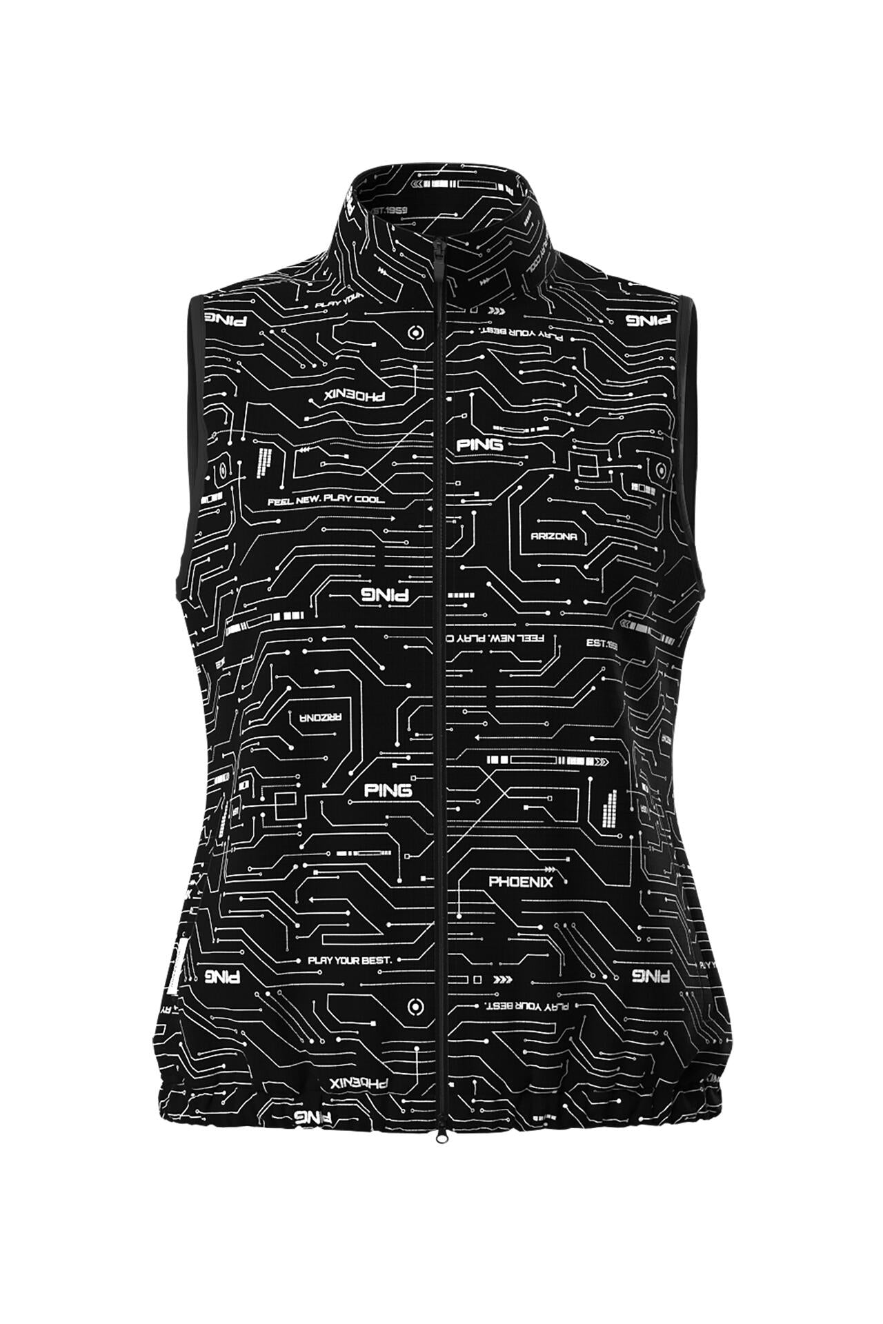 【PING APPAREL】【プルオーバー+ベスト】リップストップ ツインブルゾン ＜PERFORMANCE＞ (LADIES)