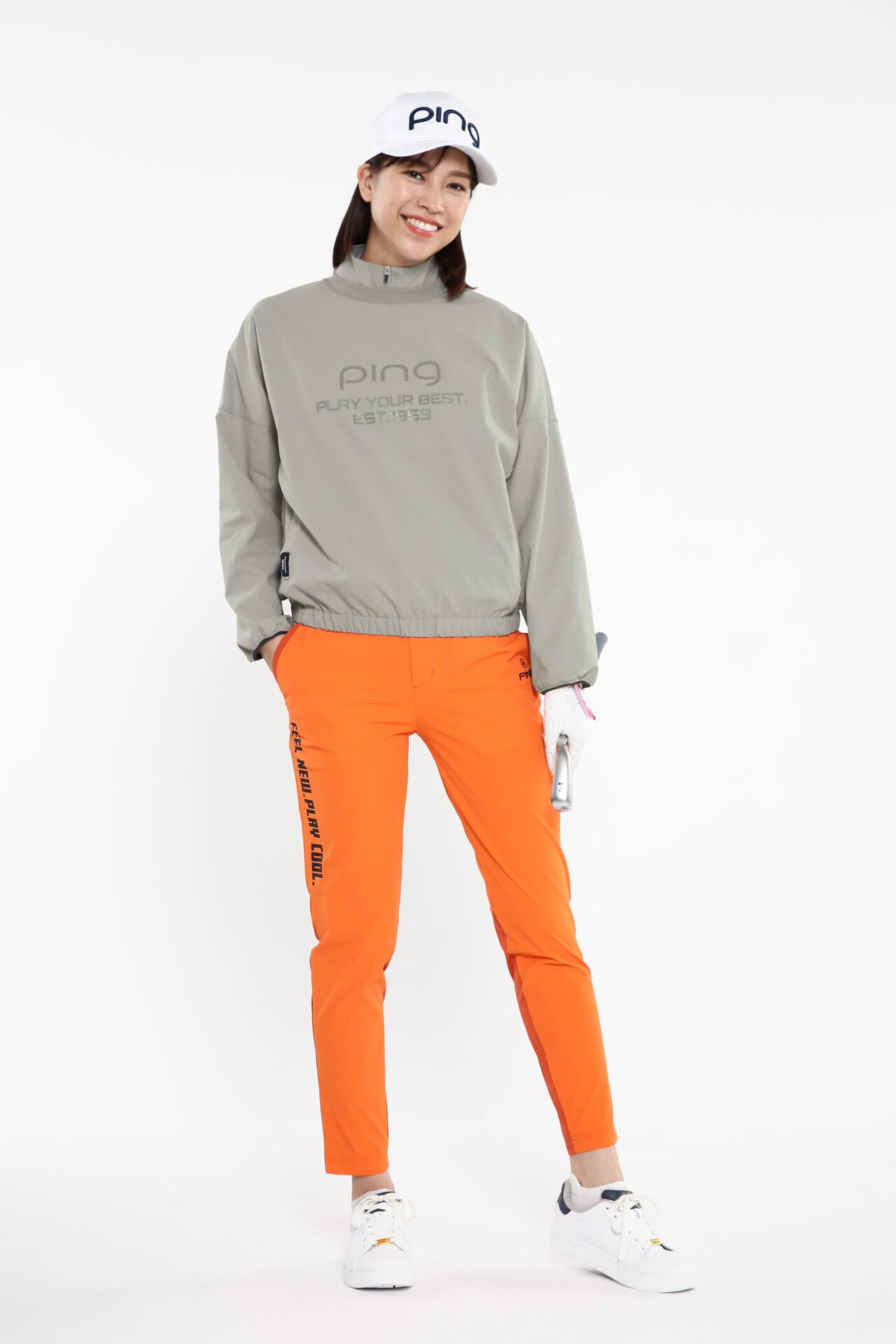 【PING APPAREL】【プルオーバー+ベスト】リップストップ ツインブルゾン ＜PERFORMANCE＞ (LADIES)