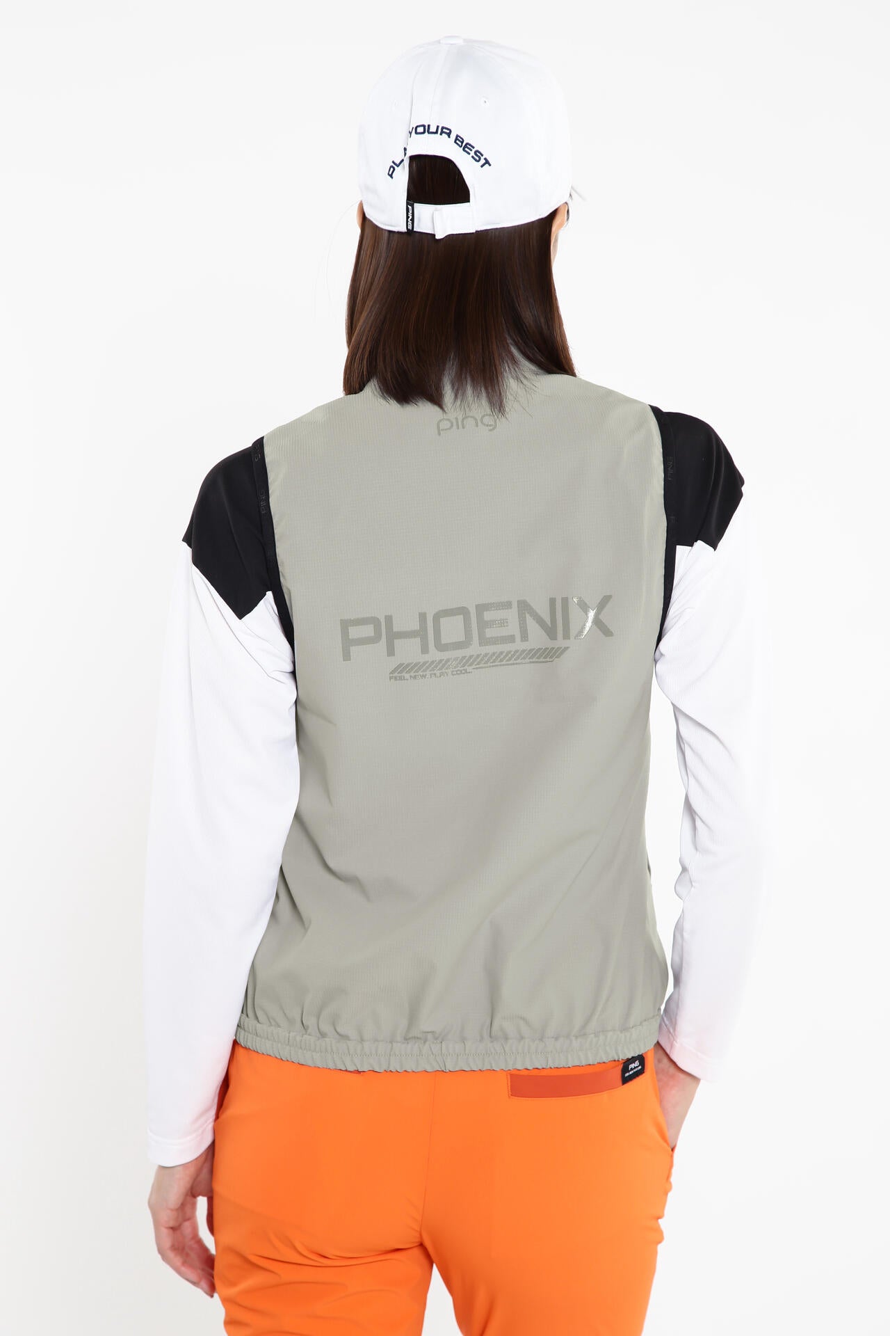 【PING APPAREL】【プルオーバー+ベスト】リップストップ ツインブルゾン ＜PERFORMANCE＞ (LADIES)