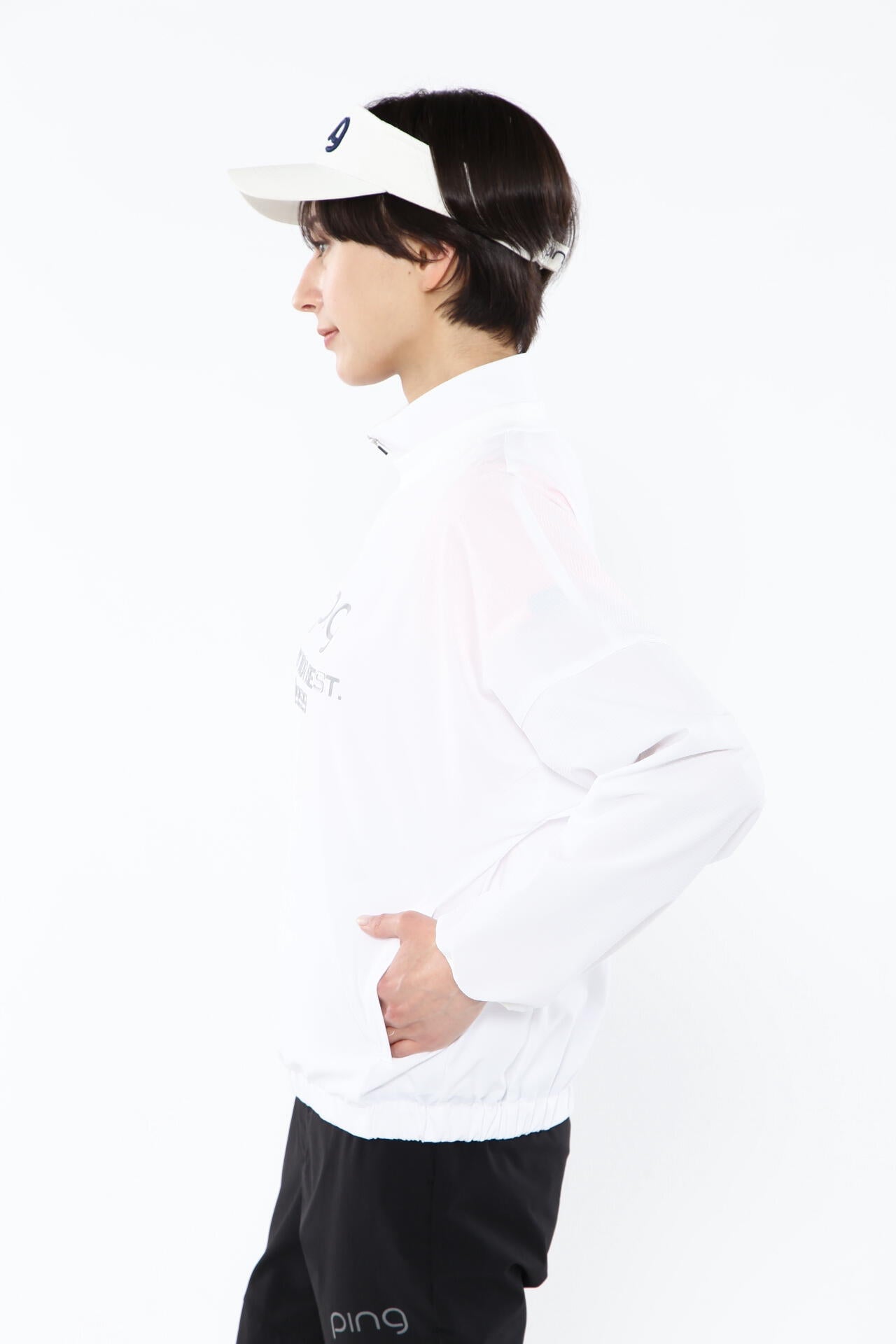 【PING APPAREL】【プルオーバー+ベスト】リップストップ ツインブルゾン ＜PERFORMANCE＞ (LADIES)
