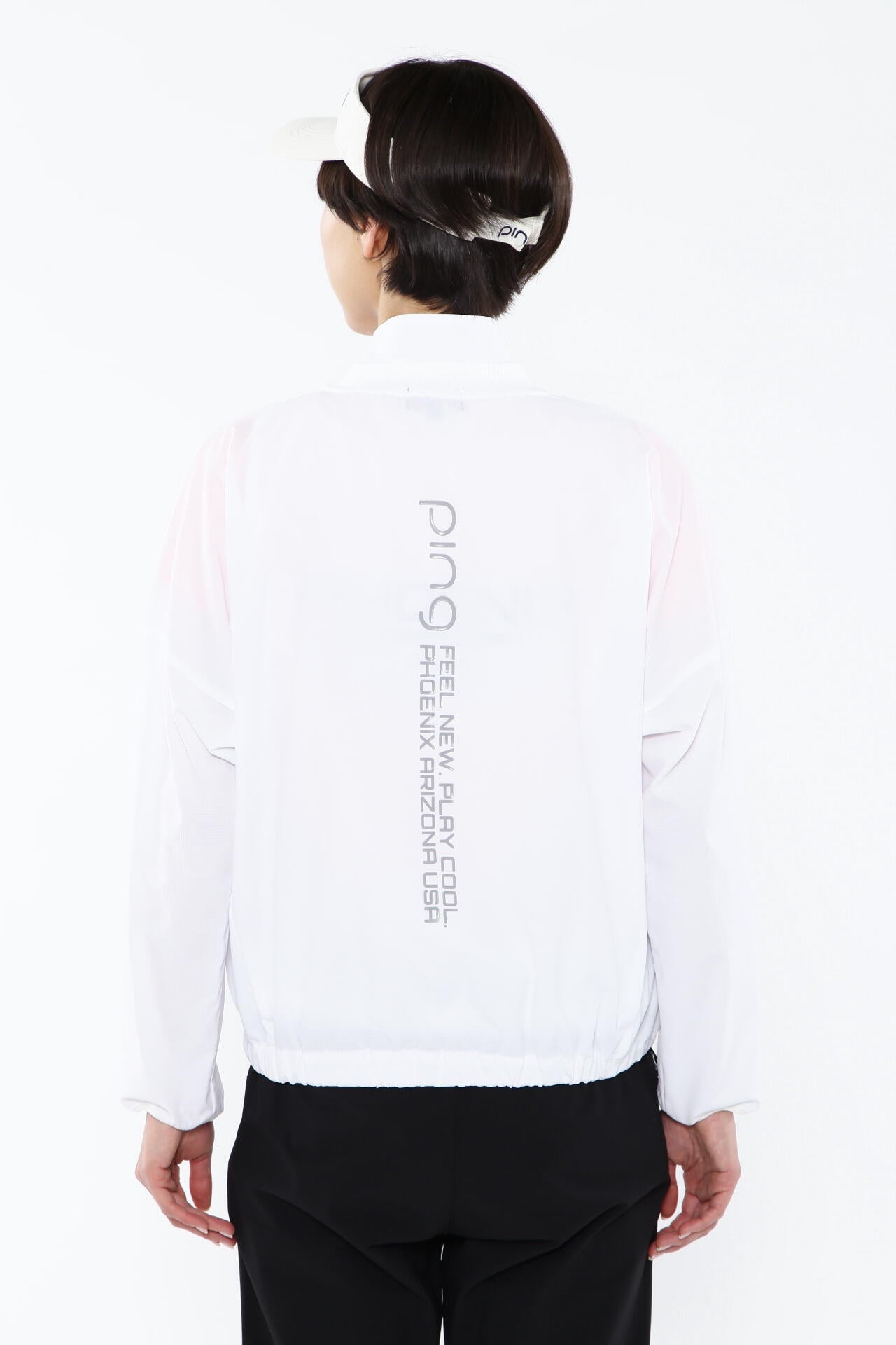 【PING APPAREL】【プルオーバー+ベスト】リップストップ ツインブルゾン ＜PERFORMANCE＞ (LADIES)