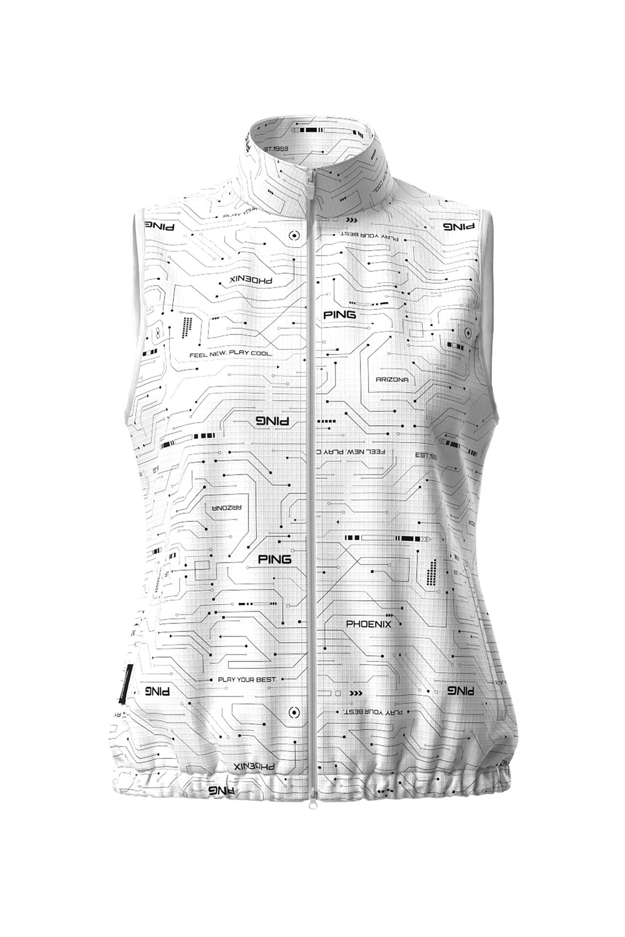 【PING APPAREL】【プルオーバー+ベスト】リップストップ ツインブルゾン ＜PERFORMANCE＞ (LADIES)