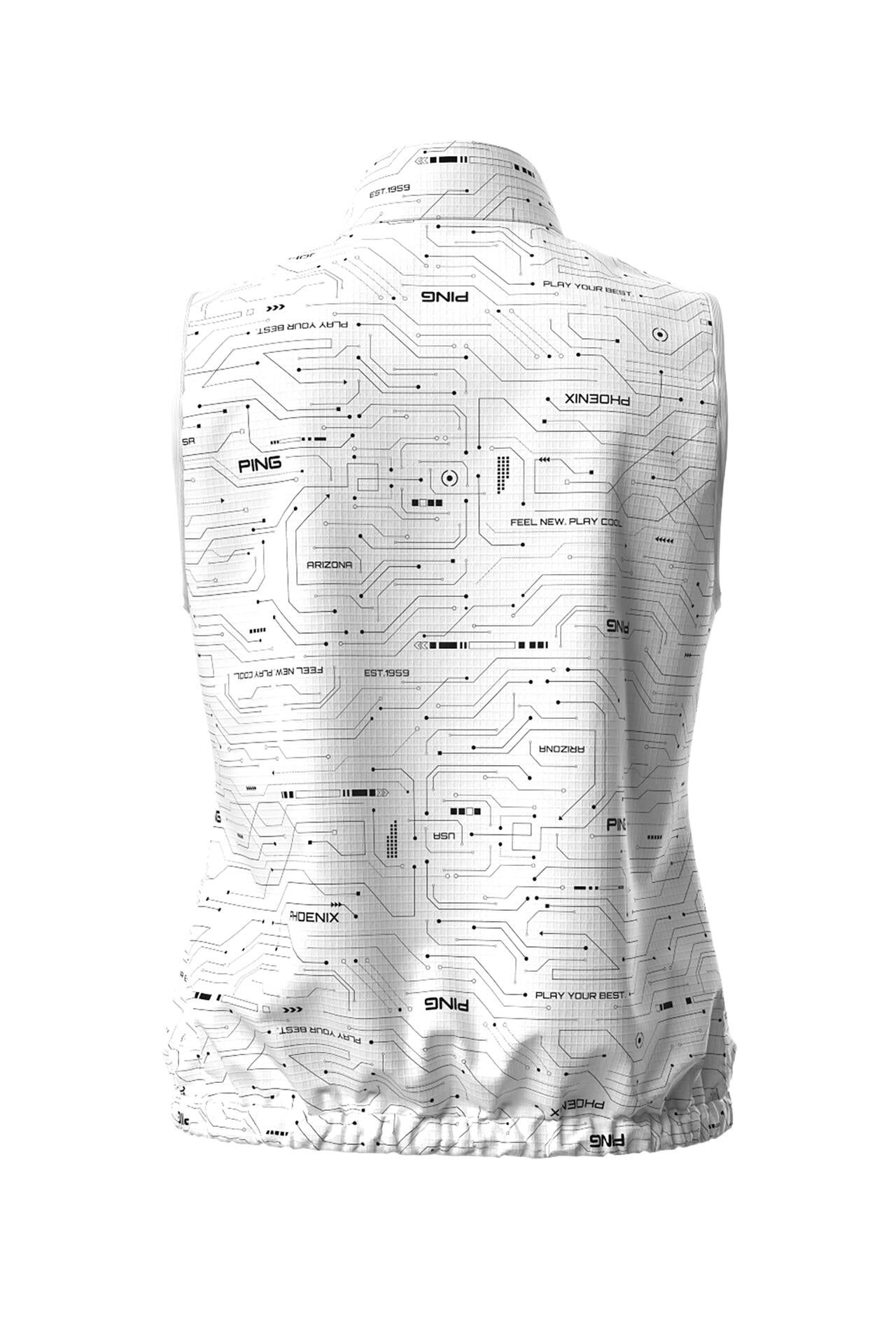 【PING APPAREL】【プルオーバー+ベスト】リップストップ ツインブルゾン ＜PERFORMANCE＞ (LADIES)