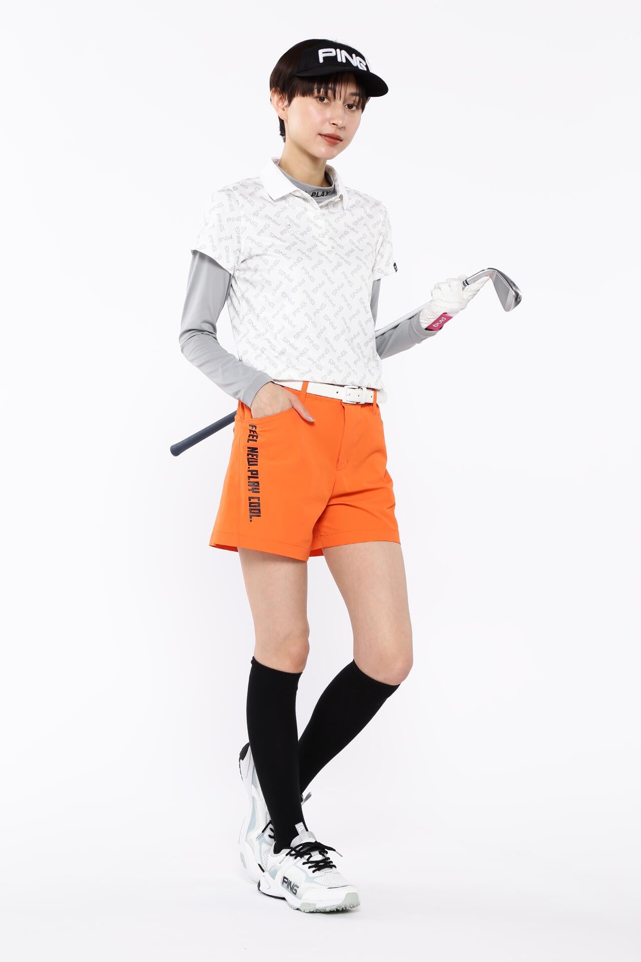 【PING APPAREL】冷感ストレッチショートパンツ ＜PERFORMANCE＞ (LADIES)