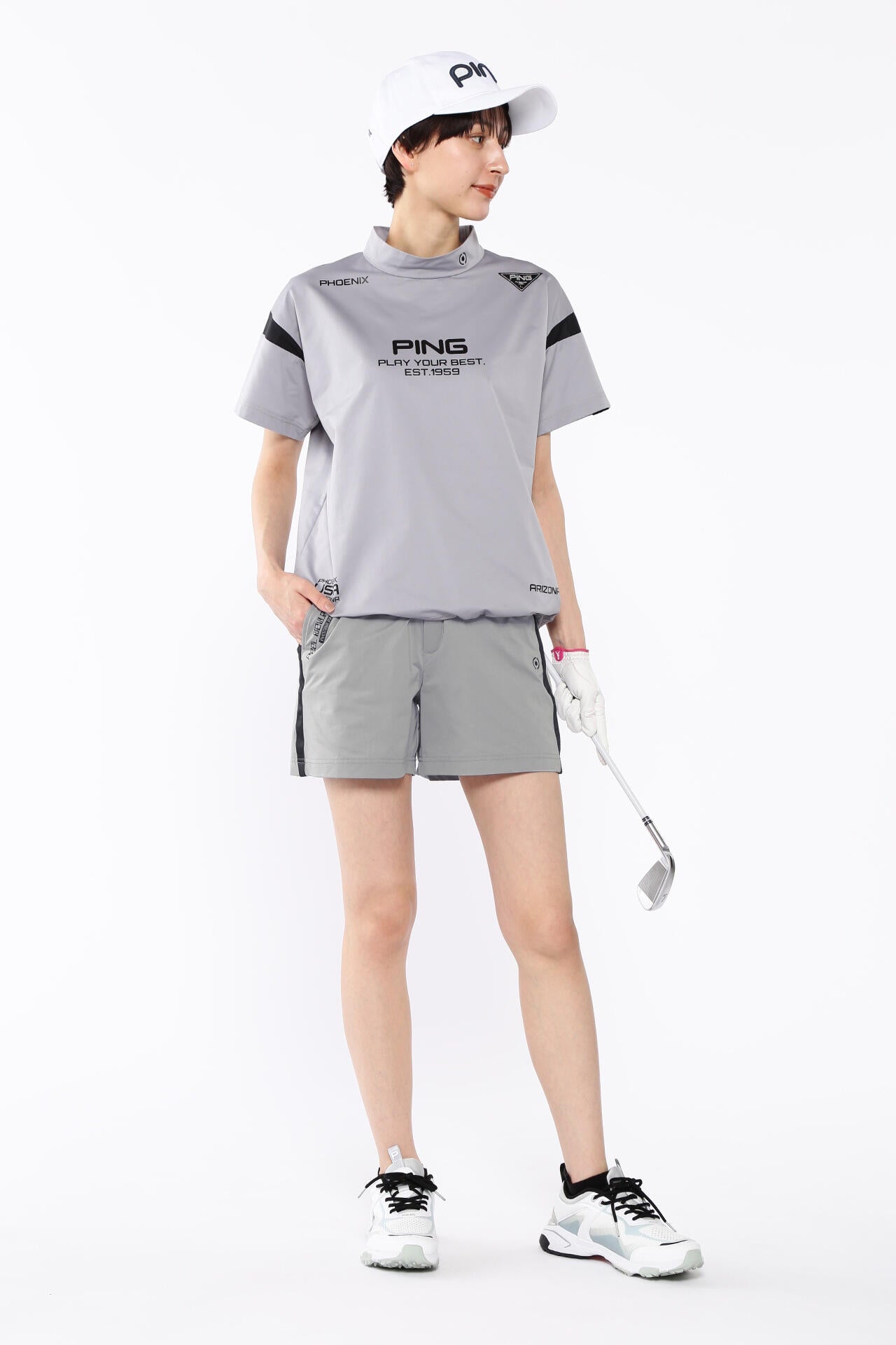 【PING APPAREL】布帛撥水ショートパンツ ＜PERFORMANCE＞ (LADIES)