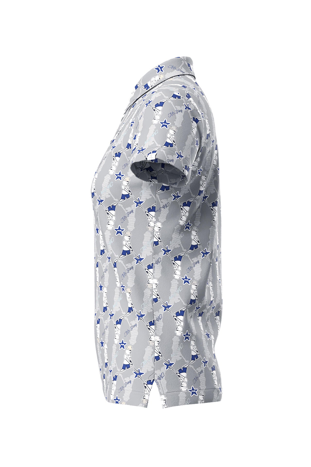 【PING APPAREL】Mr.PING総柄プリント半袖ポロシャツ ＜NATIVE＞ (LADIES)