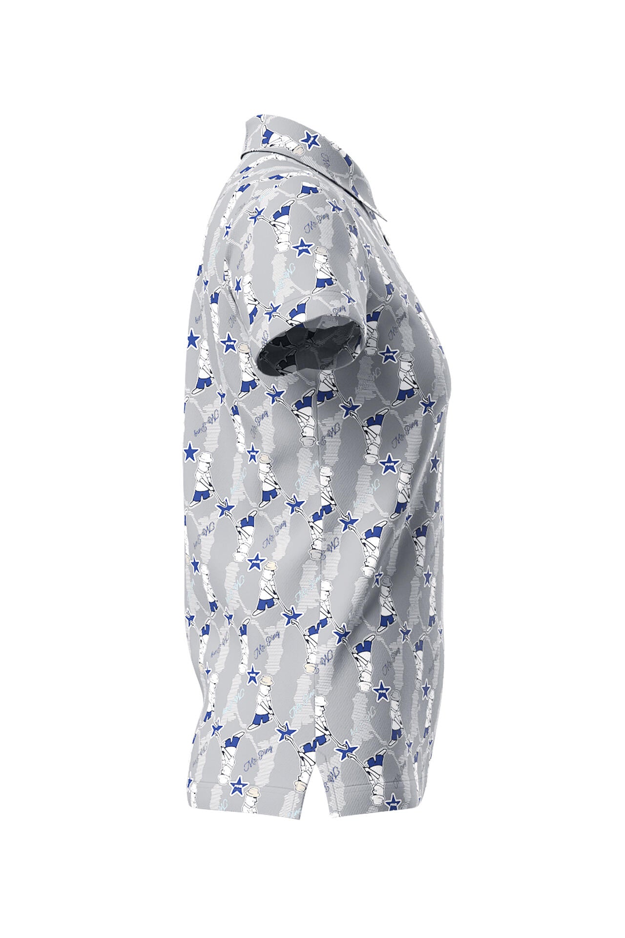 【PING APPAREL】Mr.PING総柄プリント半袖ポロシャツ ＜NATIVE＞ (LADIES)
